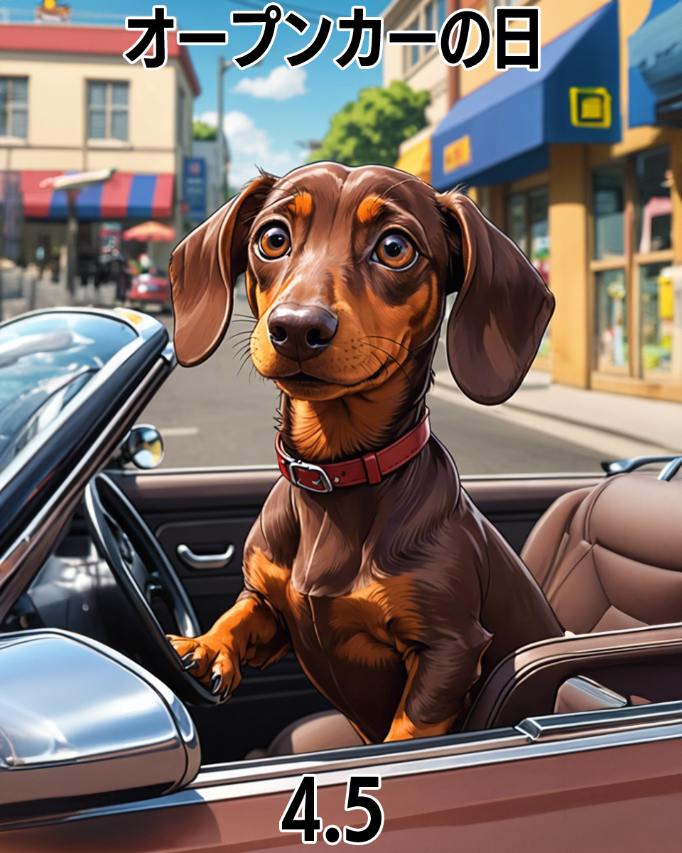オープンカーの日