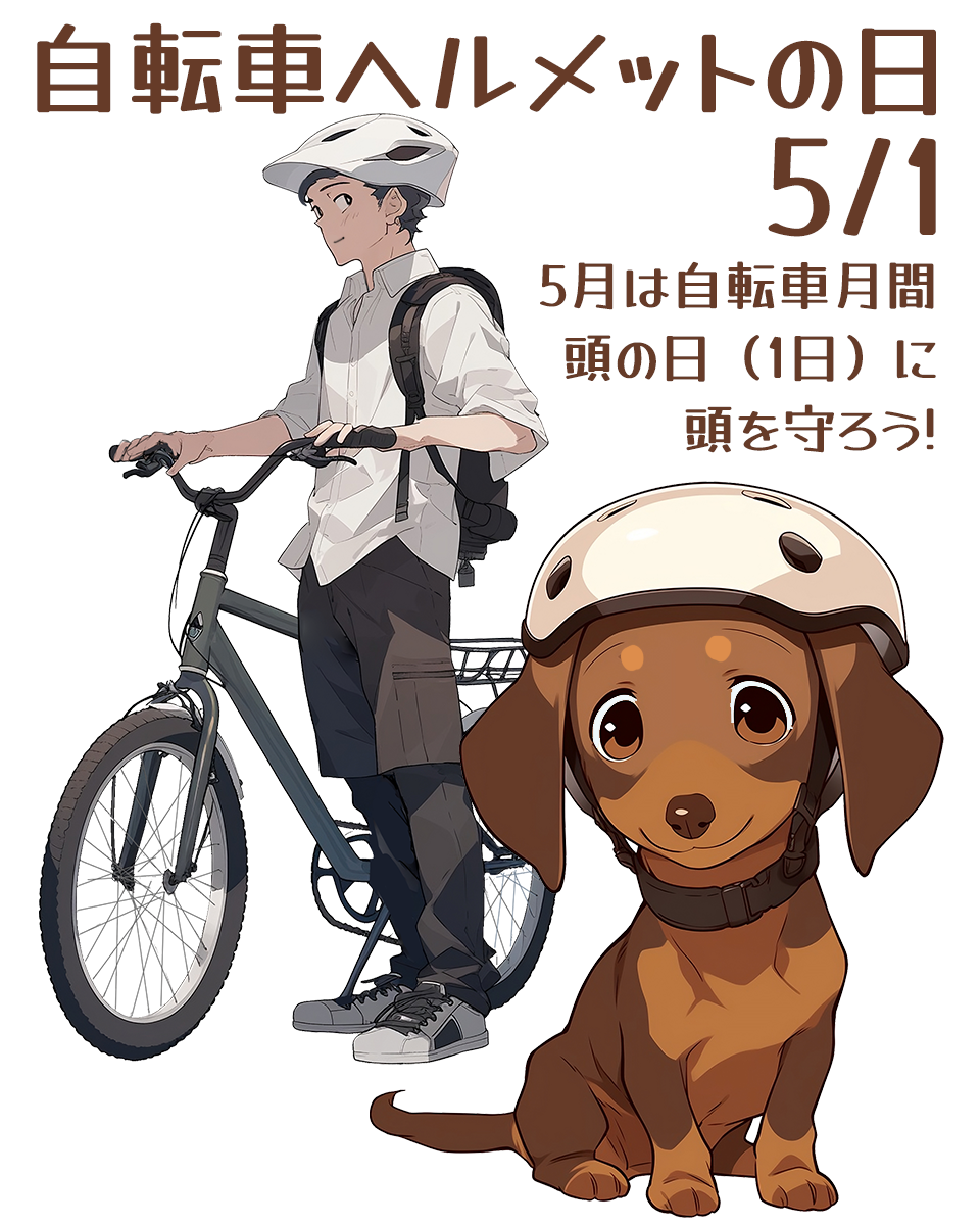 自転車ヘルメットの日