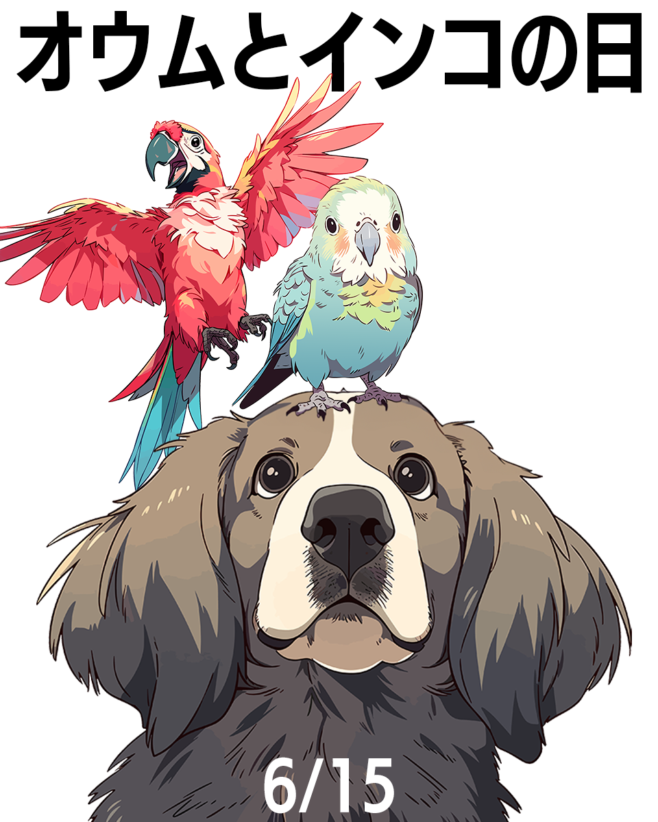 オウムとインコの日