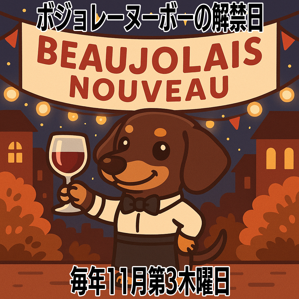 ボジョレ・ヌーボー解禁日