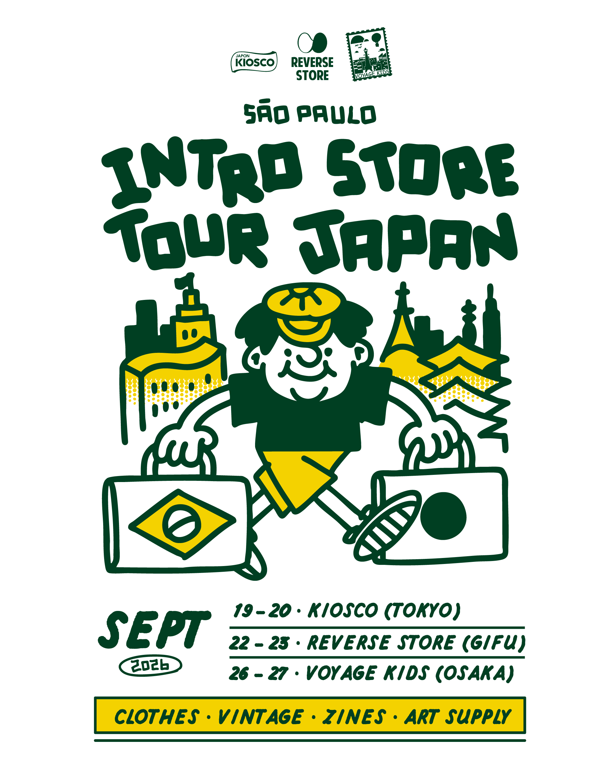 INTRO STORE POP-UP TOUR IN JAPAN