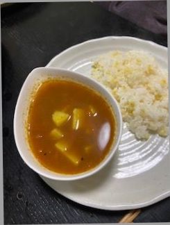 ベジタリアン「ポテトのメティカレー」