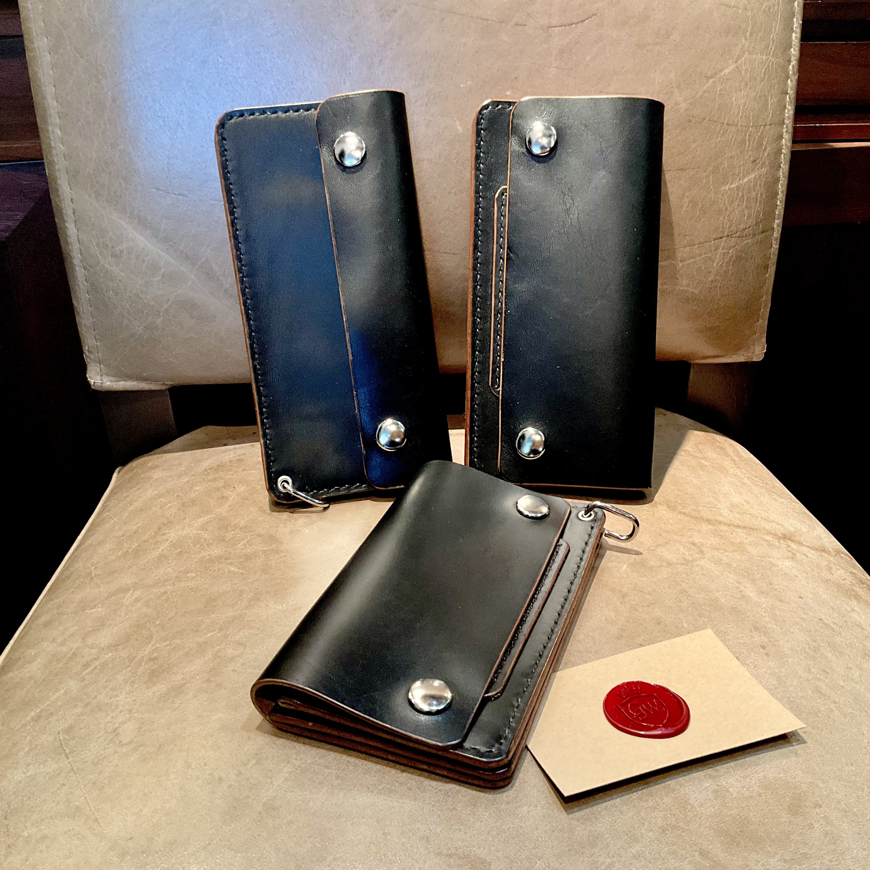 入荷 GARLAND Wallets tracker wallet ホースバット 茶芯
