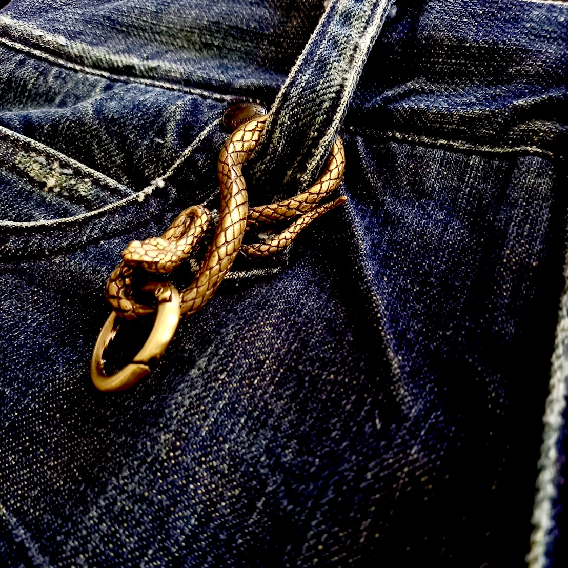 haraKIRI　ハラキリ　SilverJewelry　snake 髑髏