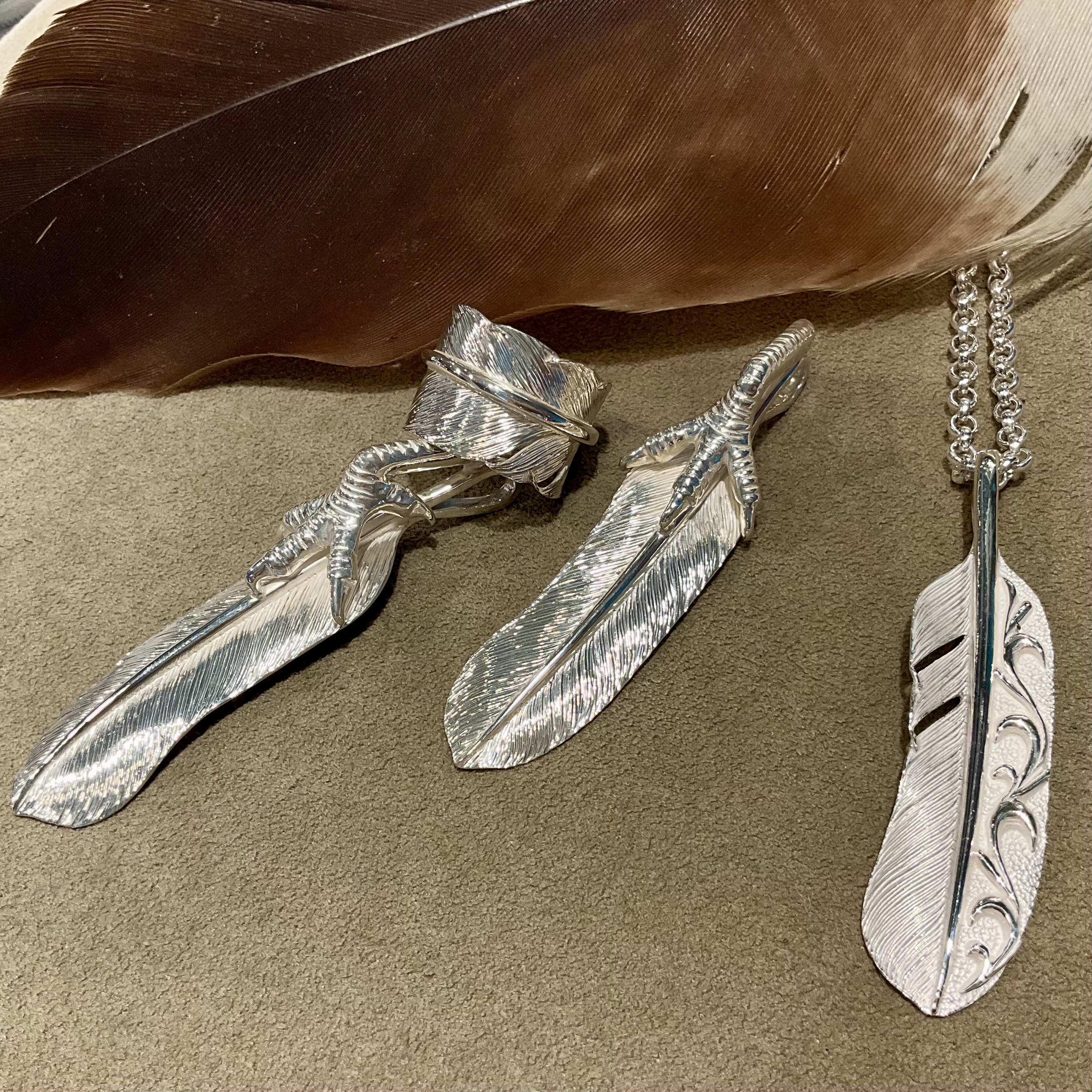 OverSeed hand carving  SilverJewelry