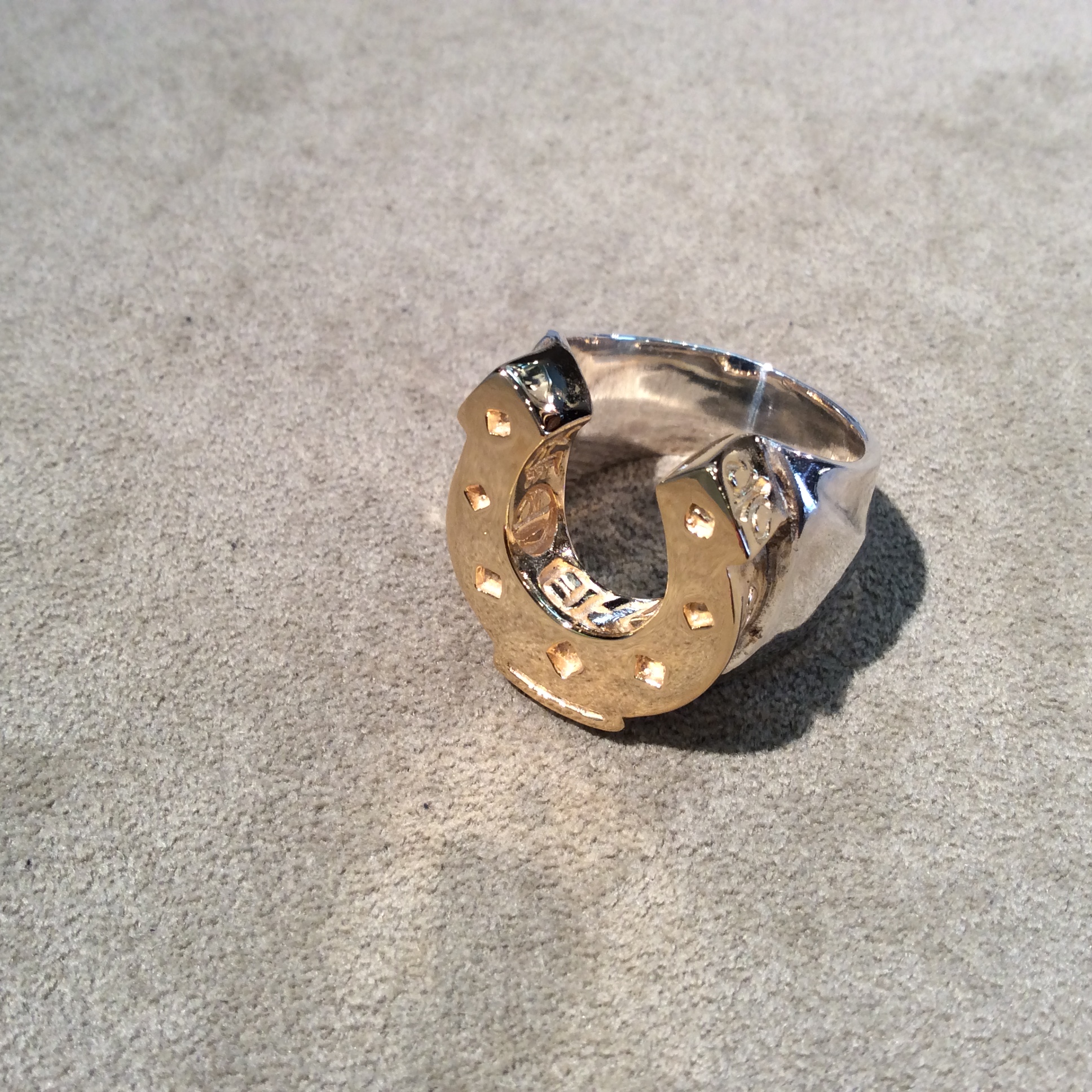 CrazyPig クレイジーピッグ　LARGE CPD HORSEHOE RING 馬蹄　リング