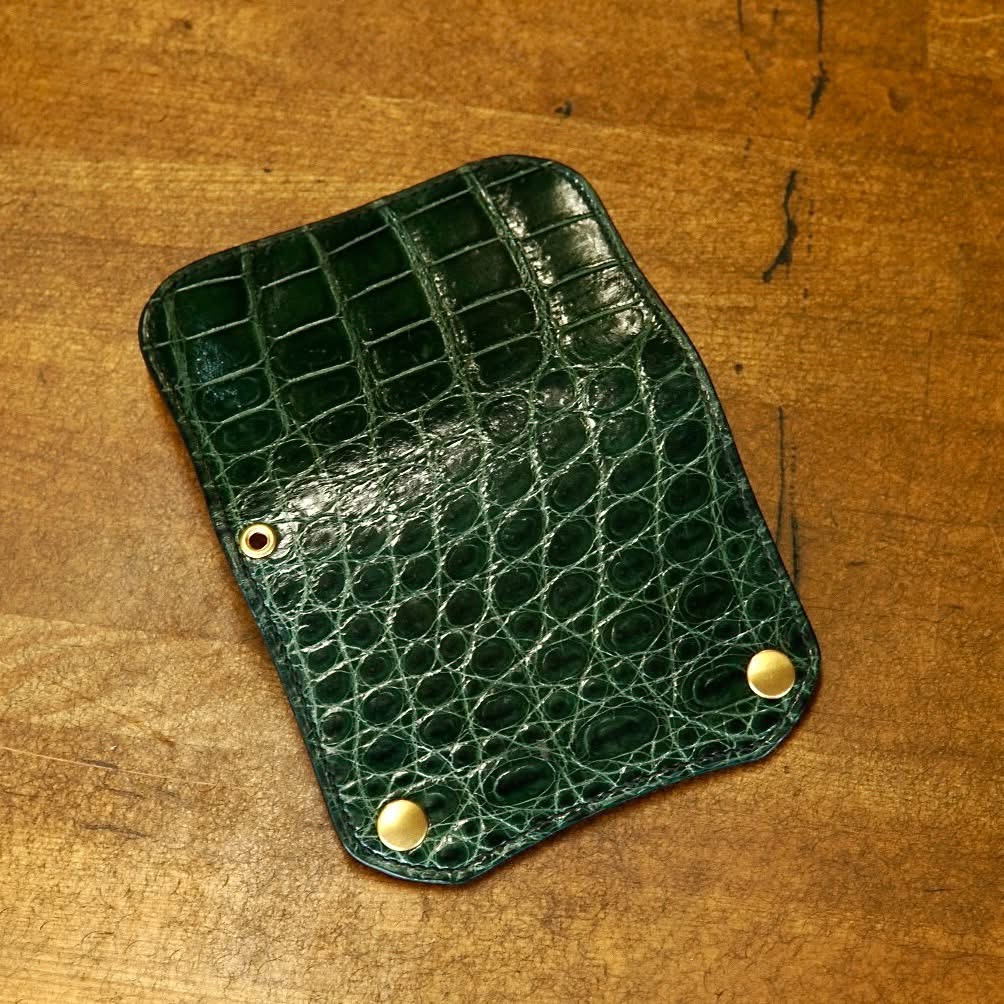 Groover Leather crocodile customluxury　トラッカーウォレット