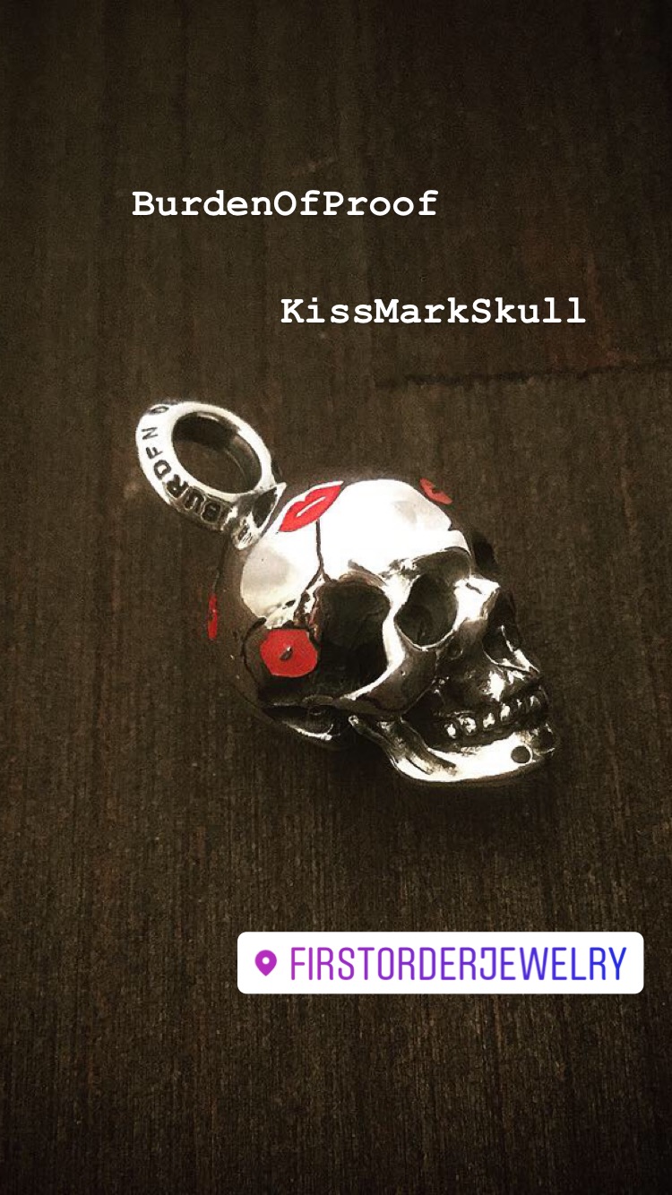 BurdenOfProof KissMarkSkullPendant バーデンオブプルーフ