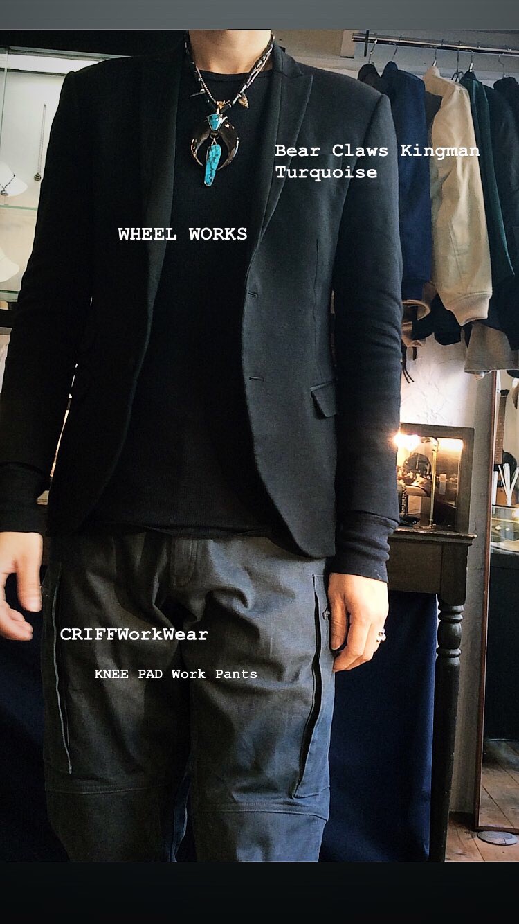 WHEEL WORKS CRIFF WorkWear KNEEPADワークパンツ Bear Claw