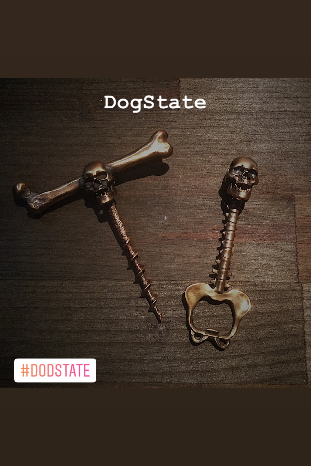 DogState ドッグステイト　Skull Wine Opener