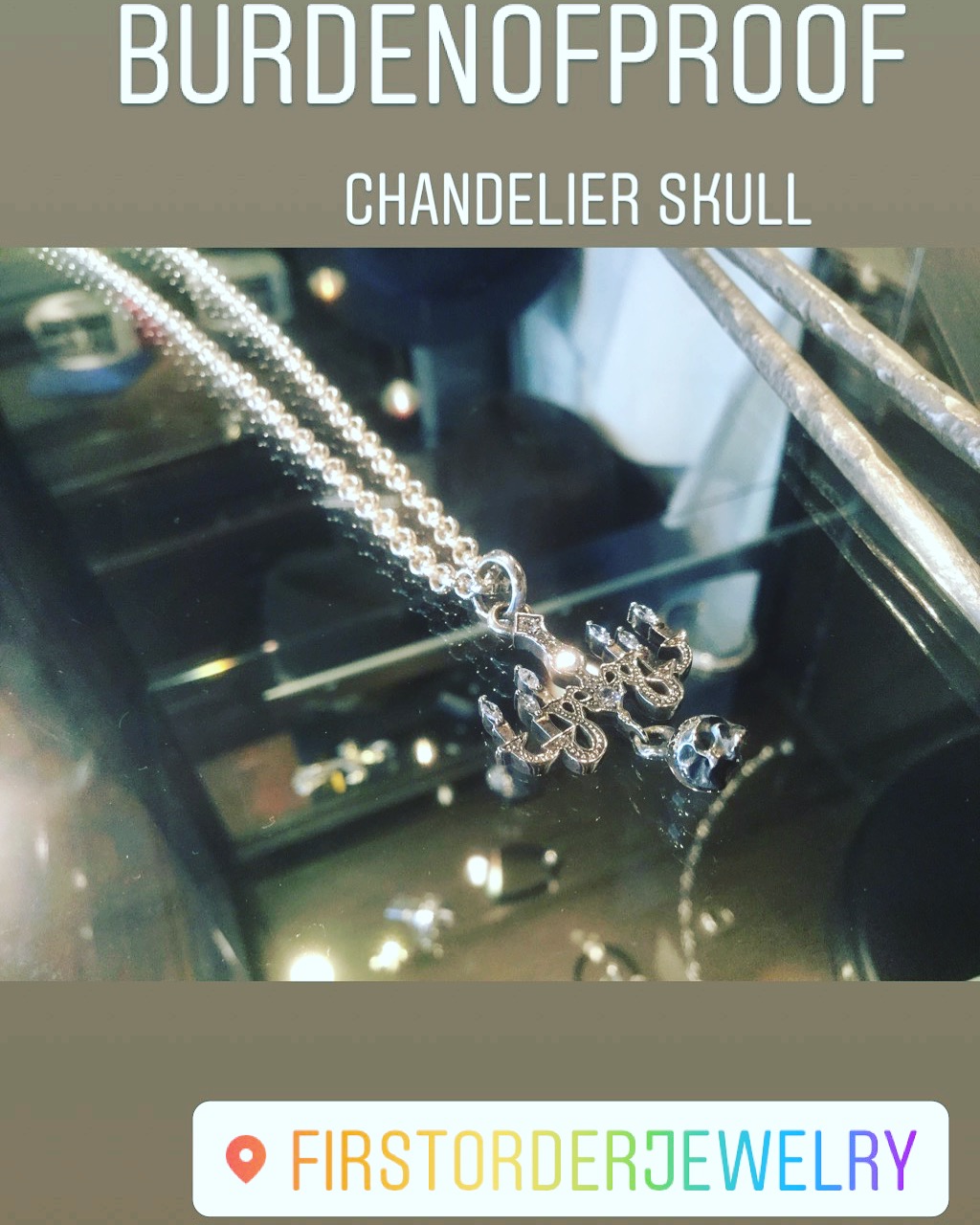 BurdenOfProof　バーデンオブプルーフ　Limited シャンデリアwith skull 