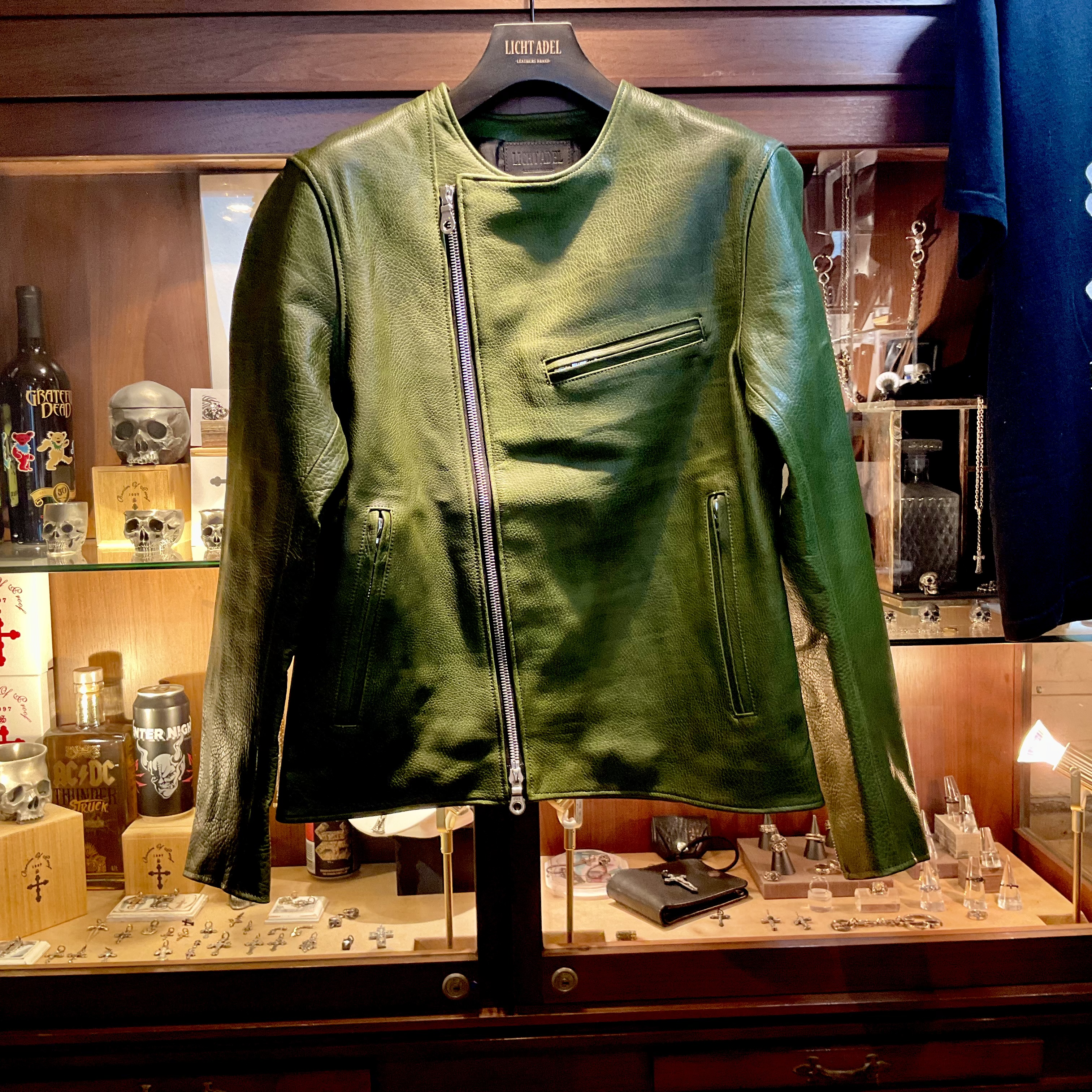 LichtAdel 受注会　ライダースジャケット　トラッカー　革ジャン　Leather acket