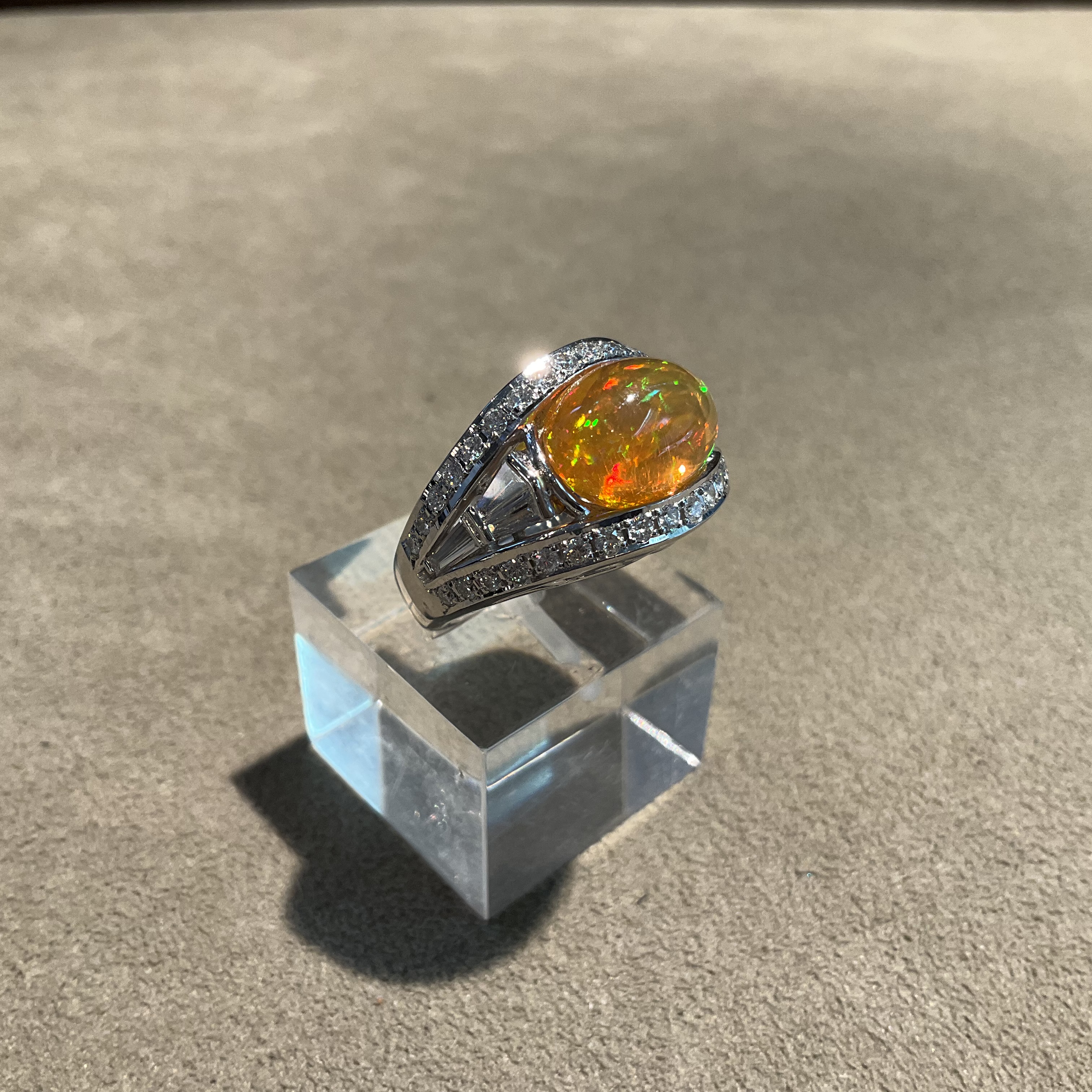 18KGOLD Diamond  Jewelry vintage  platina