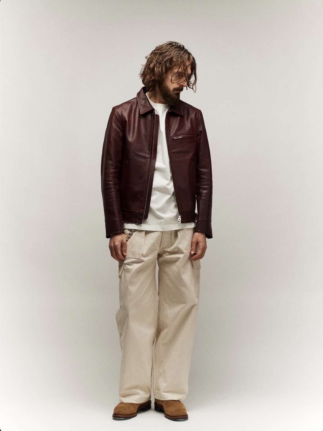 LichtAdel 展示受注会ライダースジャケット　トラッカー　Leather Jacket