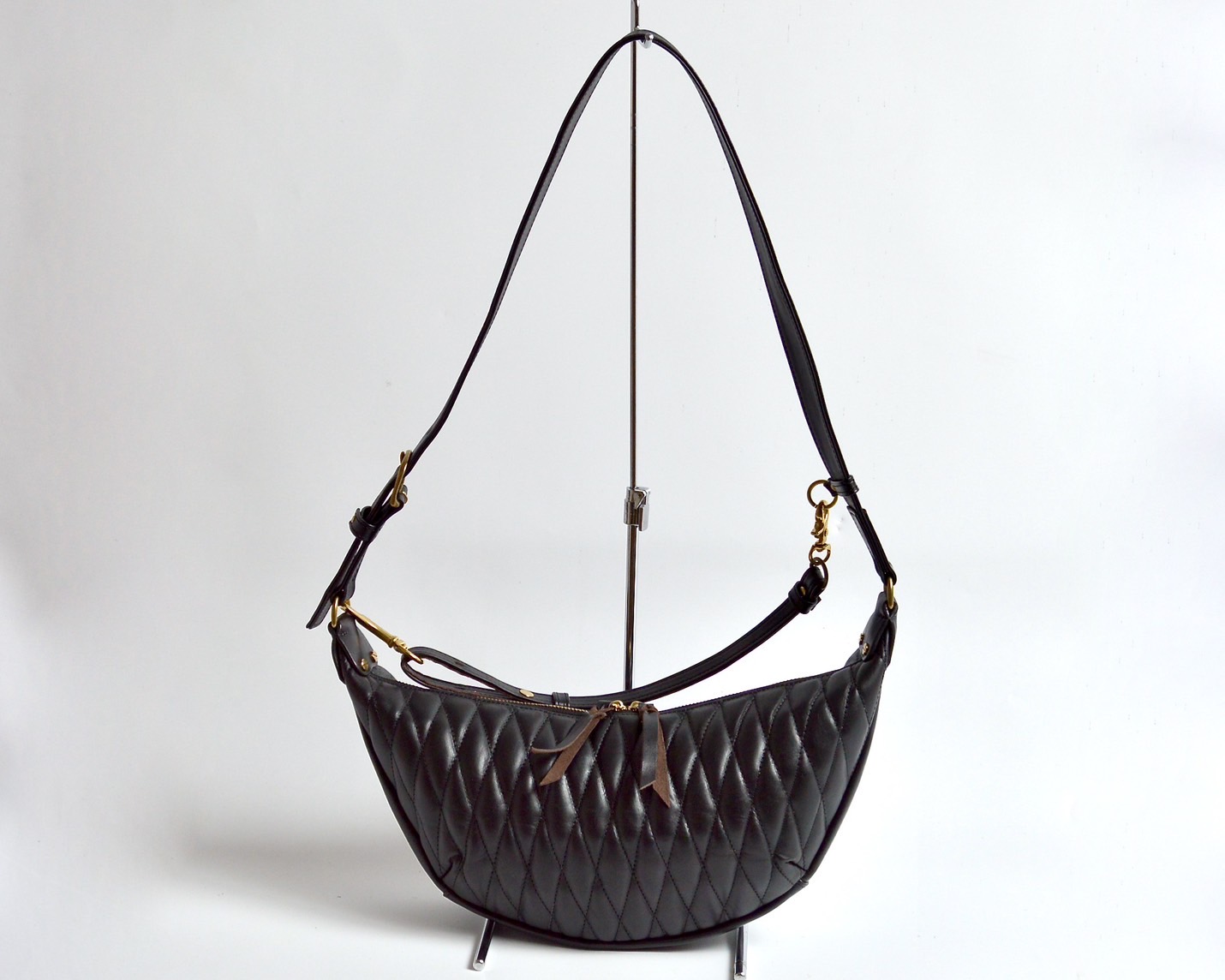 GrooverLeather 完全受注生産　期間限定展示　レザーバッグ　茶芯