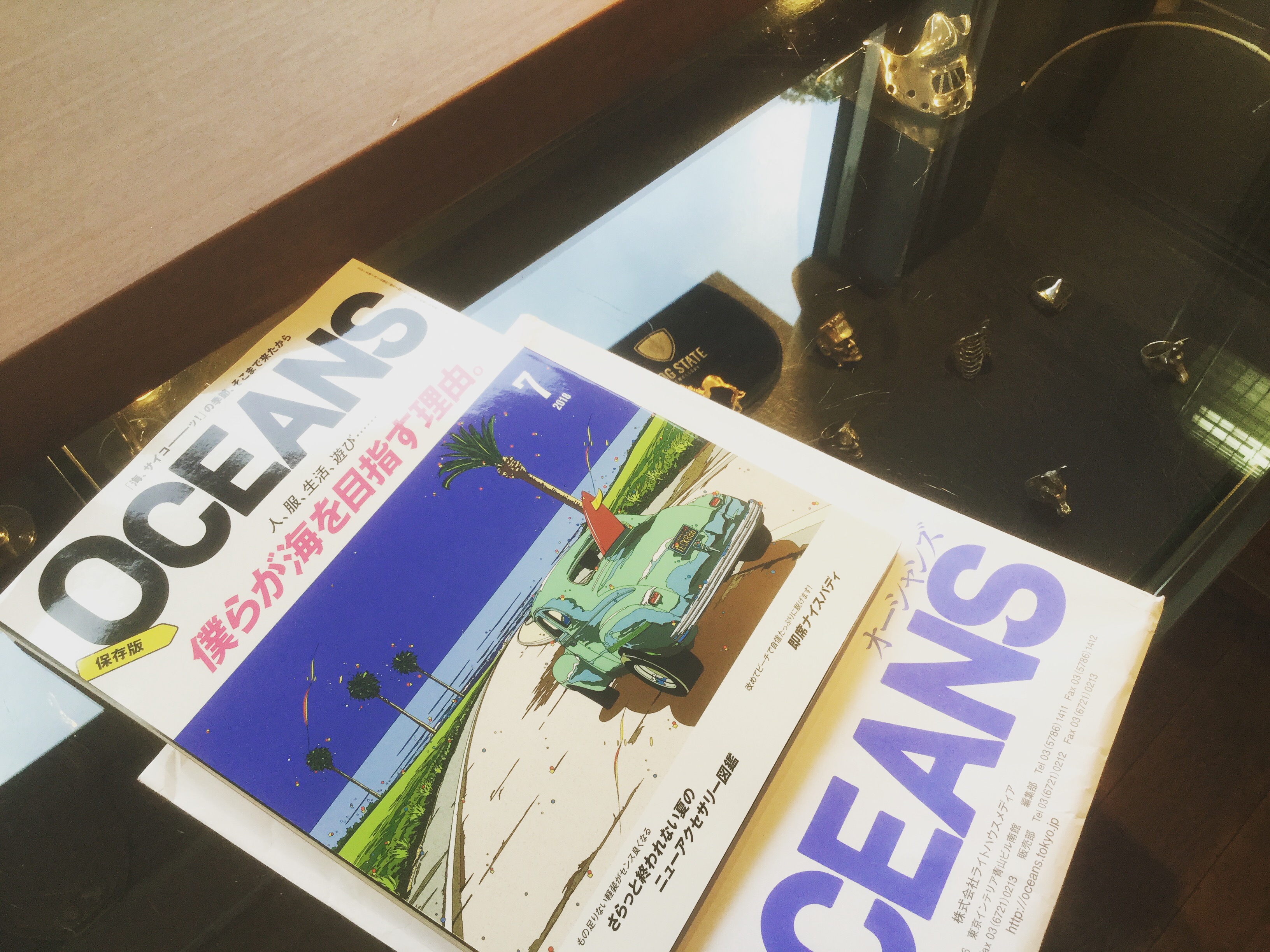 OCEANS　７月号 2018 First Order Jewelry Dog State ドッグ　