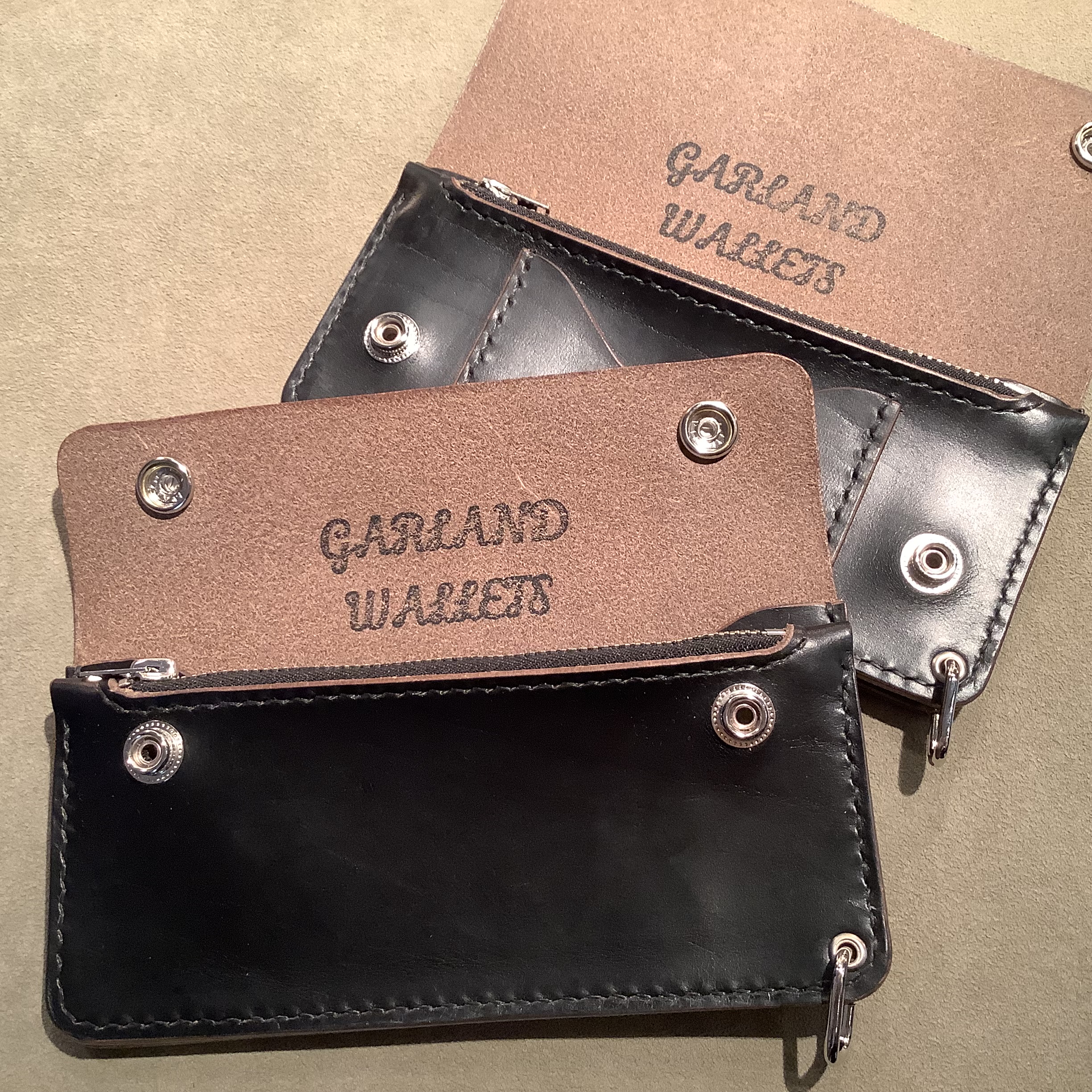 GARLANDWallets クロムエクセルレザー 茶芯 ホーウィン社 CHROMEXCEL