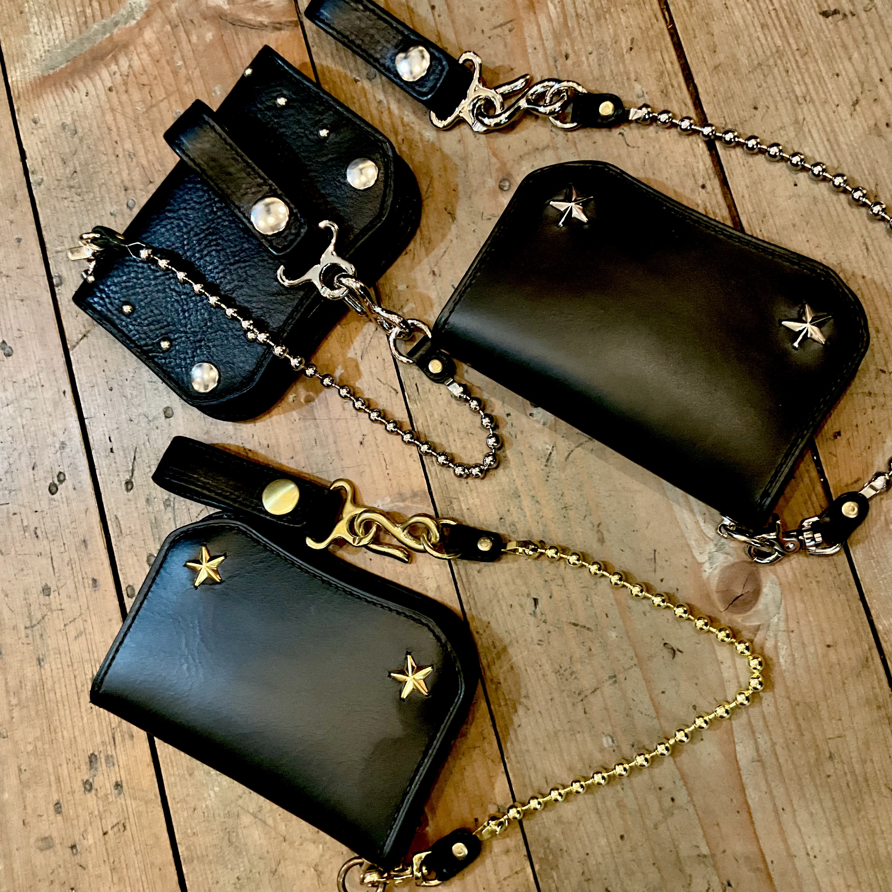 short  trackerwallet 財布　WaxLeather 入荷カスタム