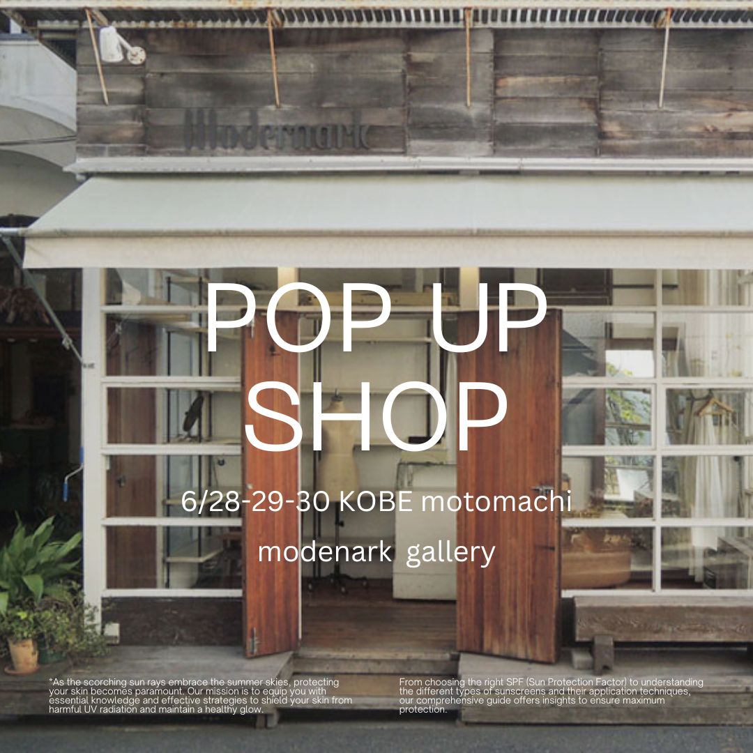 POP UP SHOP 開催のお知らせ