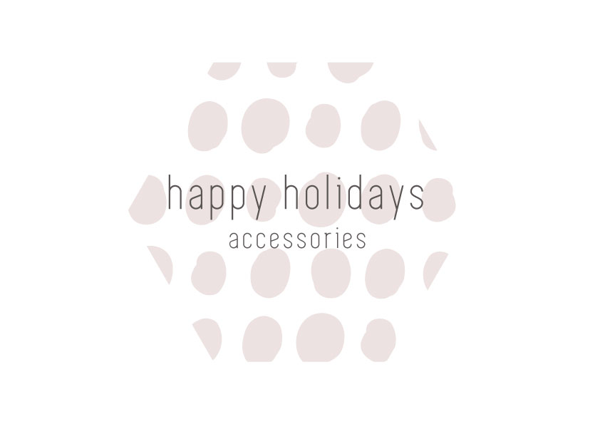 happy holidays accessories