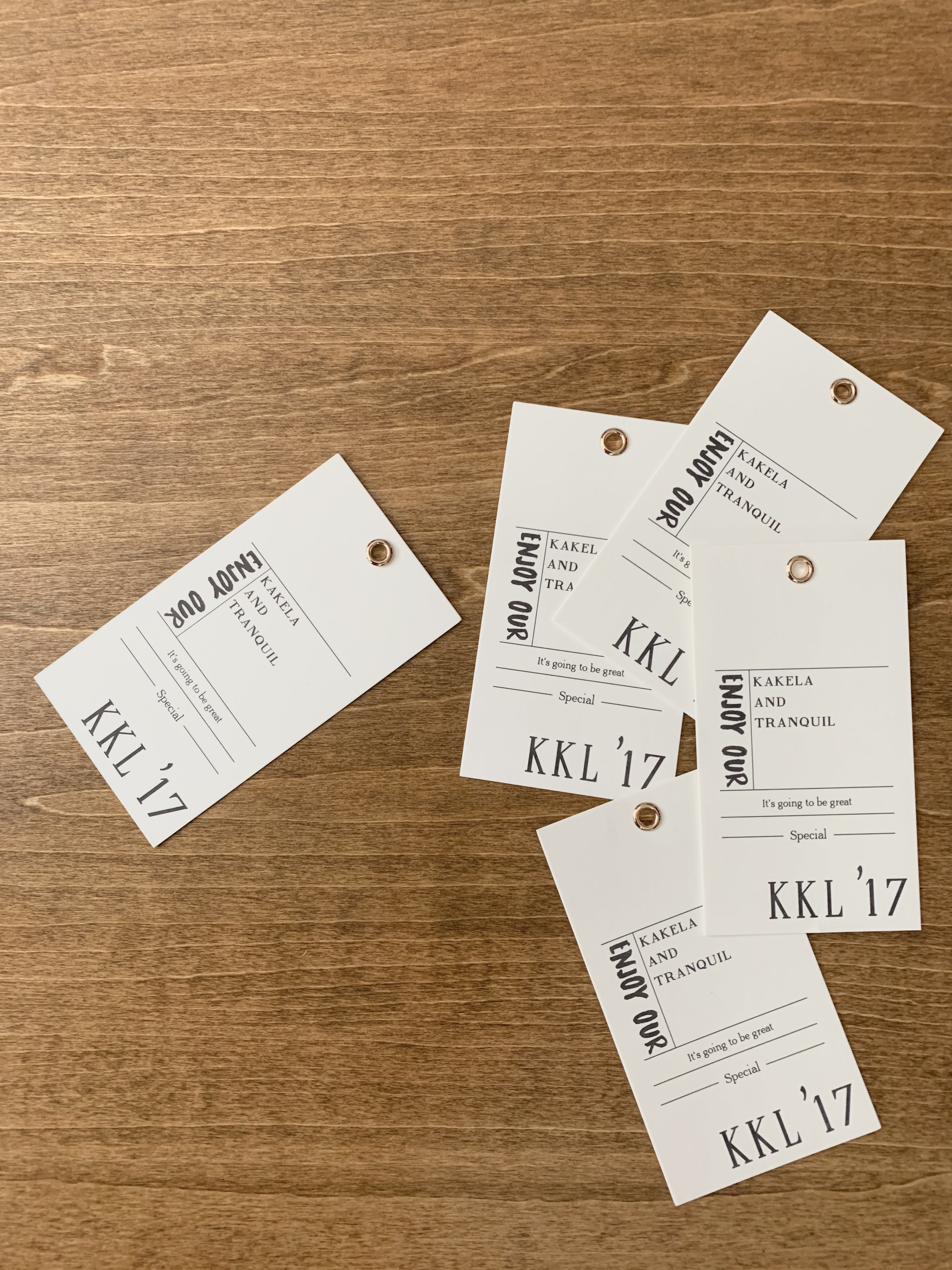 New clothing tag