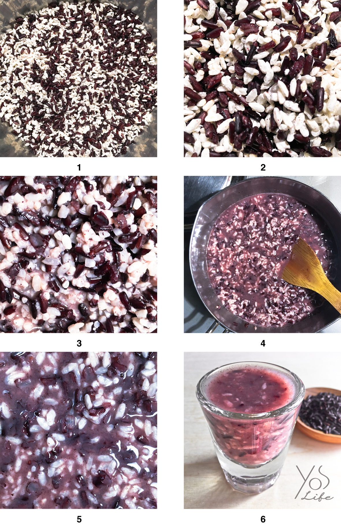 米麹で作る紫黒米甘酒の作り方