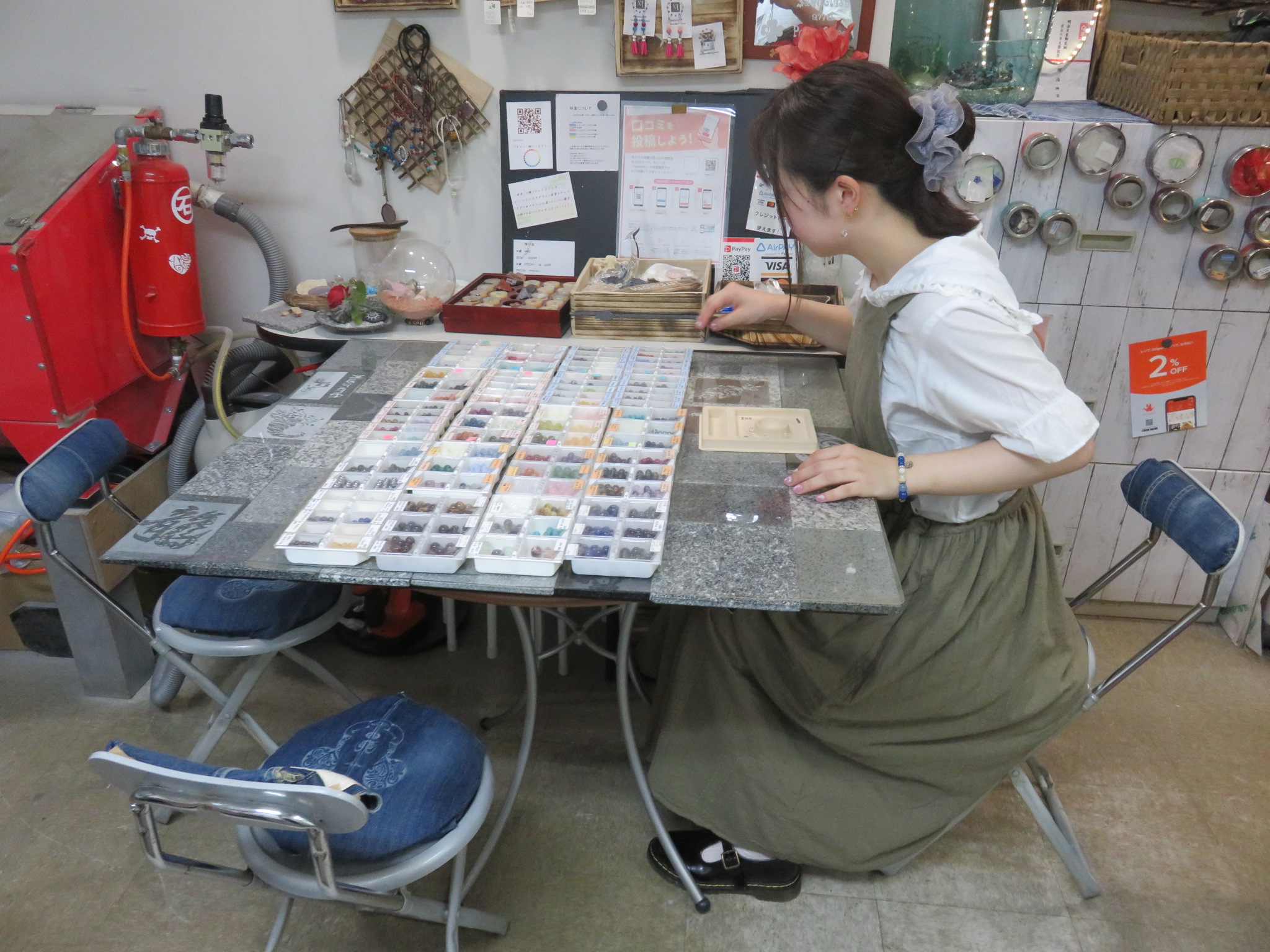 8月10日　神宮の花火大会＾＾　　可愛らしいお嬢さんのご来店