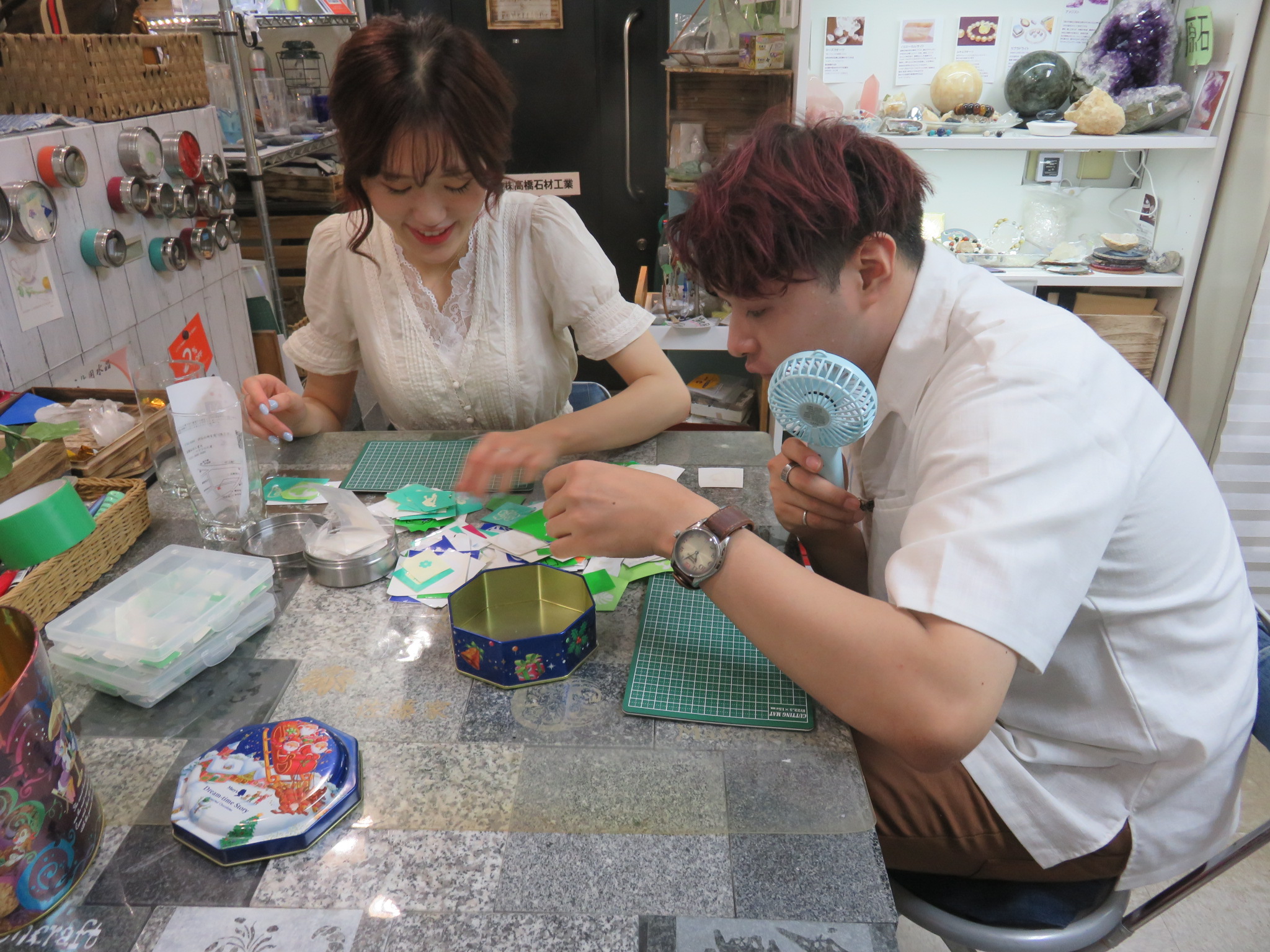 8月22日 彼氏の誕生日!! マイグラス作り