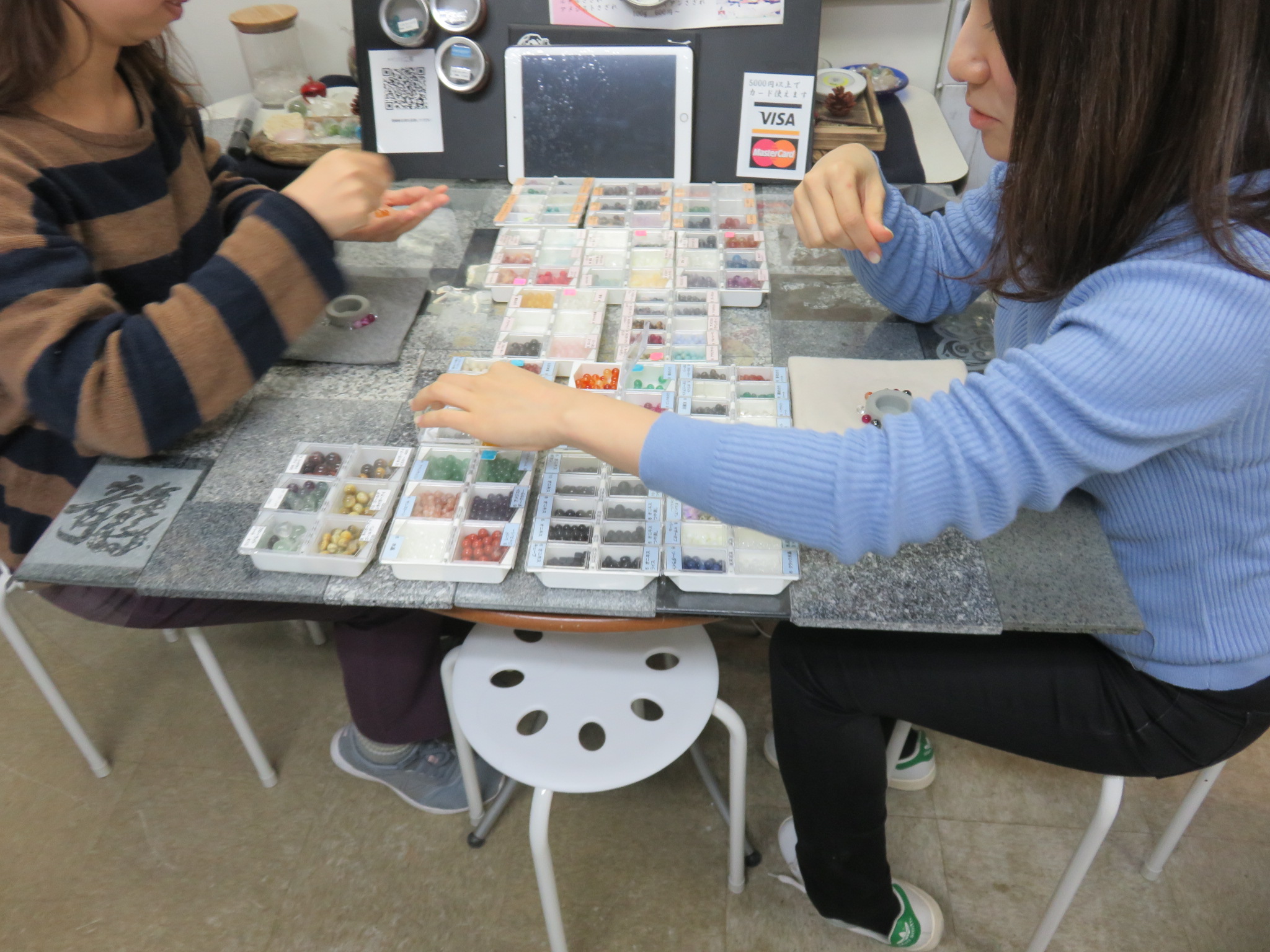 お嬢さんお2人でワイワイ女子会