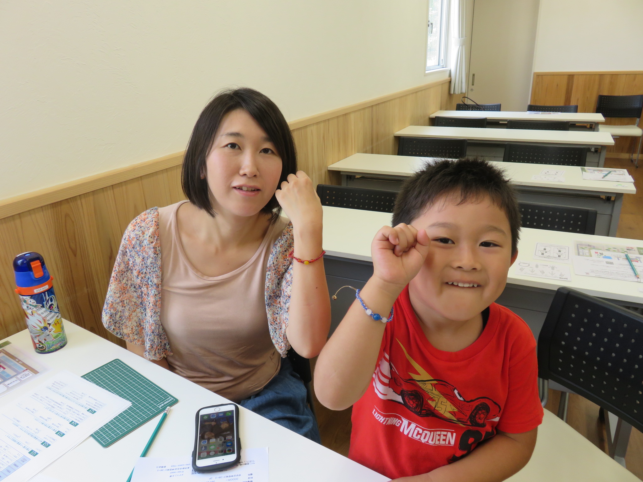 シャンバラブレスレット作り！　　小学生でも大丈夫！！