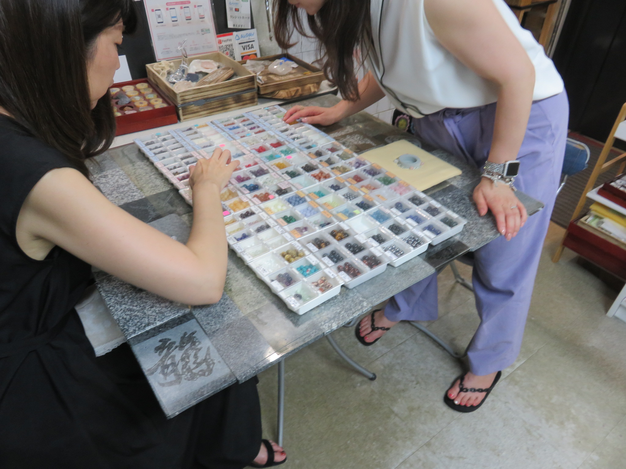 8月9日　午前の部　お嬢さんお2人ご来店