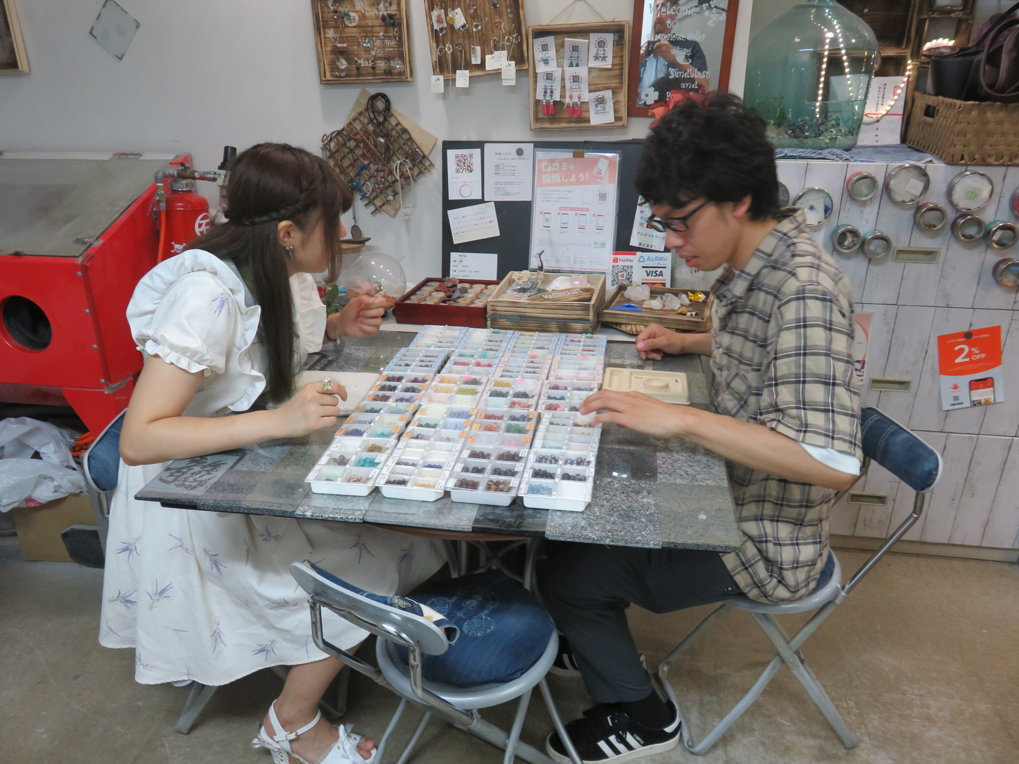 8月12日　可愛らしいカップルさんご来店