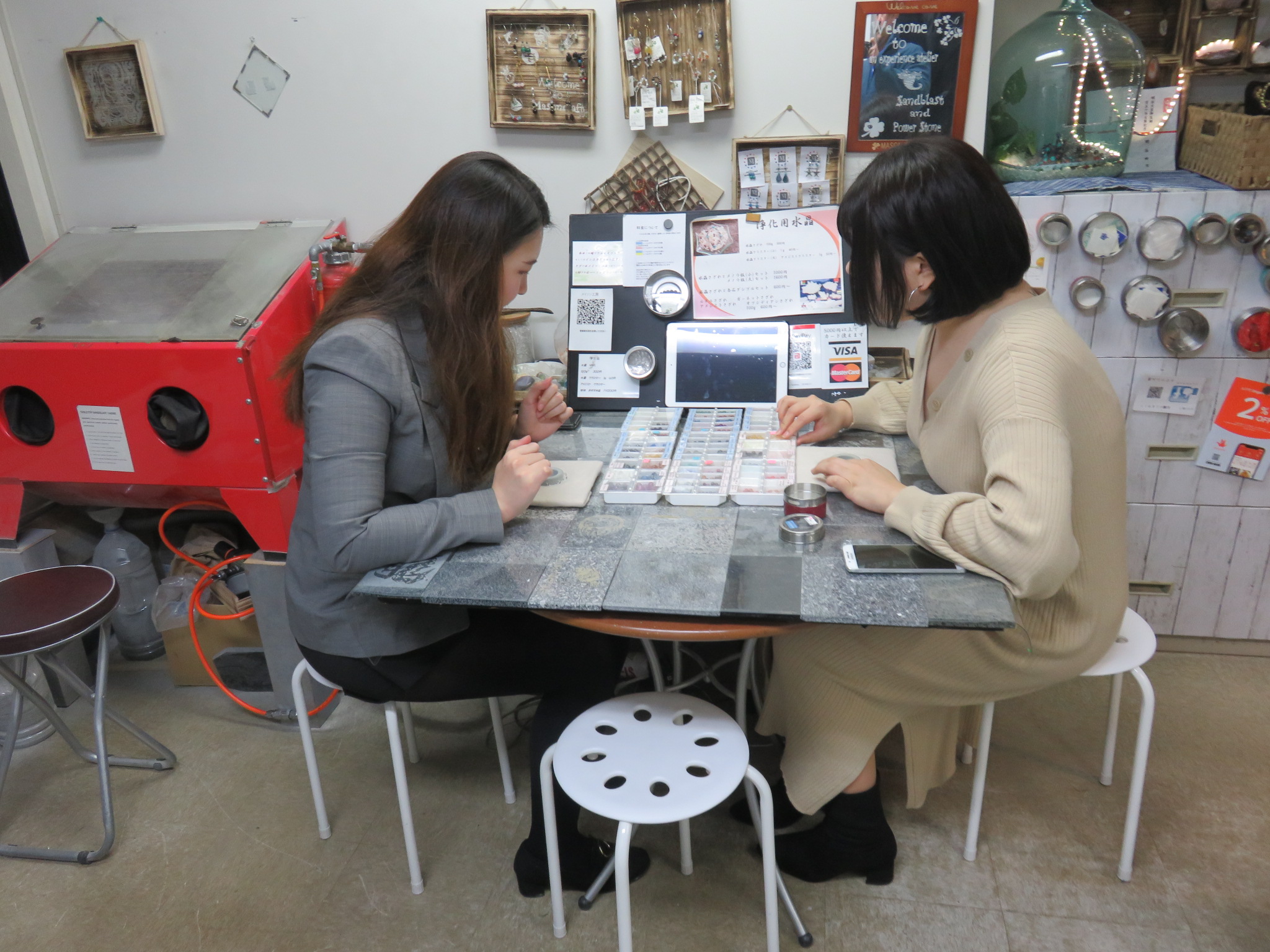 韓国のお嬢様　お2人ご来店