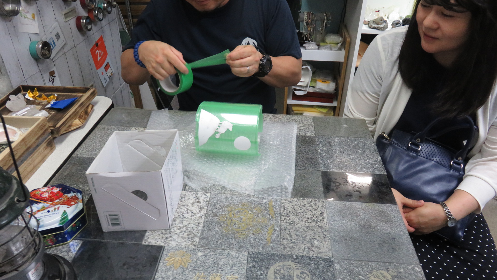 ガソリンランタン グローブ 愛犬のイメージで!!