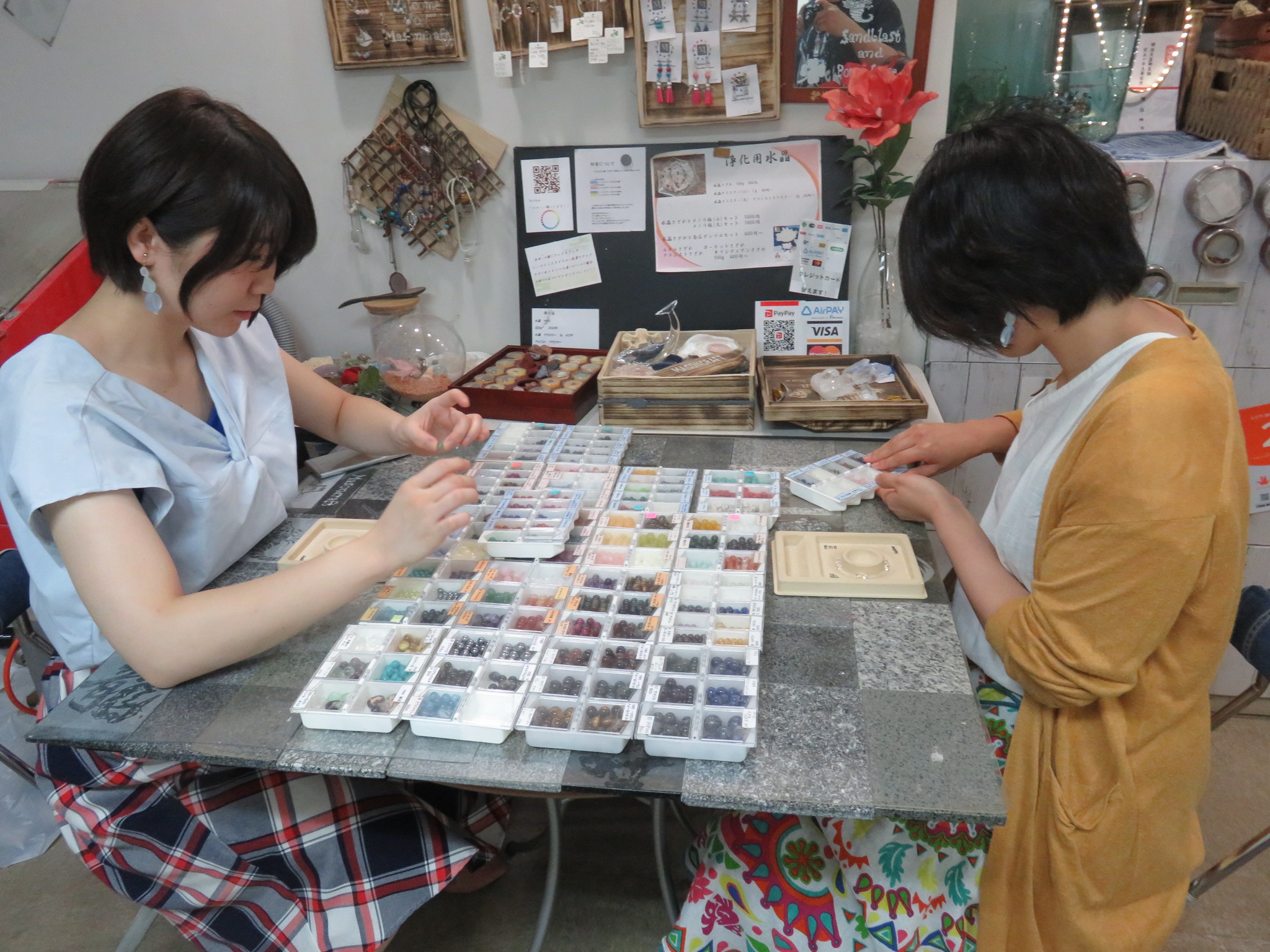 ７月２８日　午後からのお客様　お嬢さんお２人ご来店
