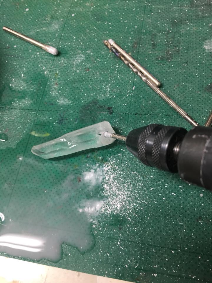 瑪瑙と水晶加工＾＾