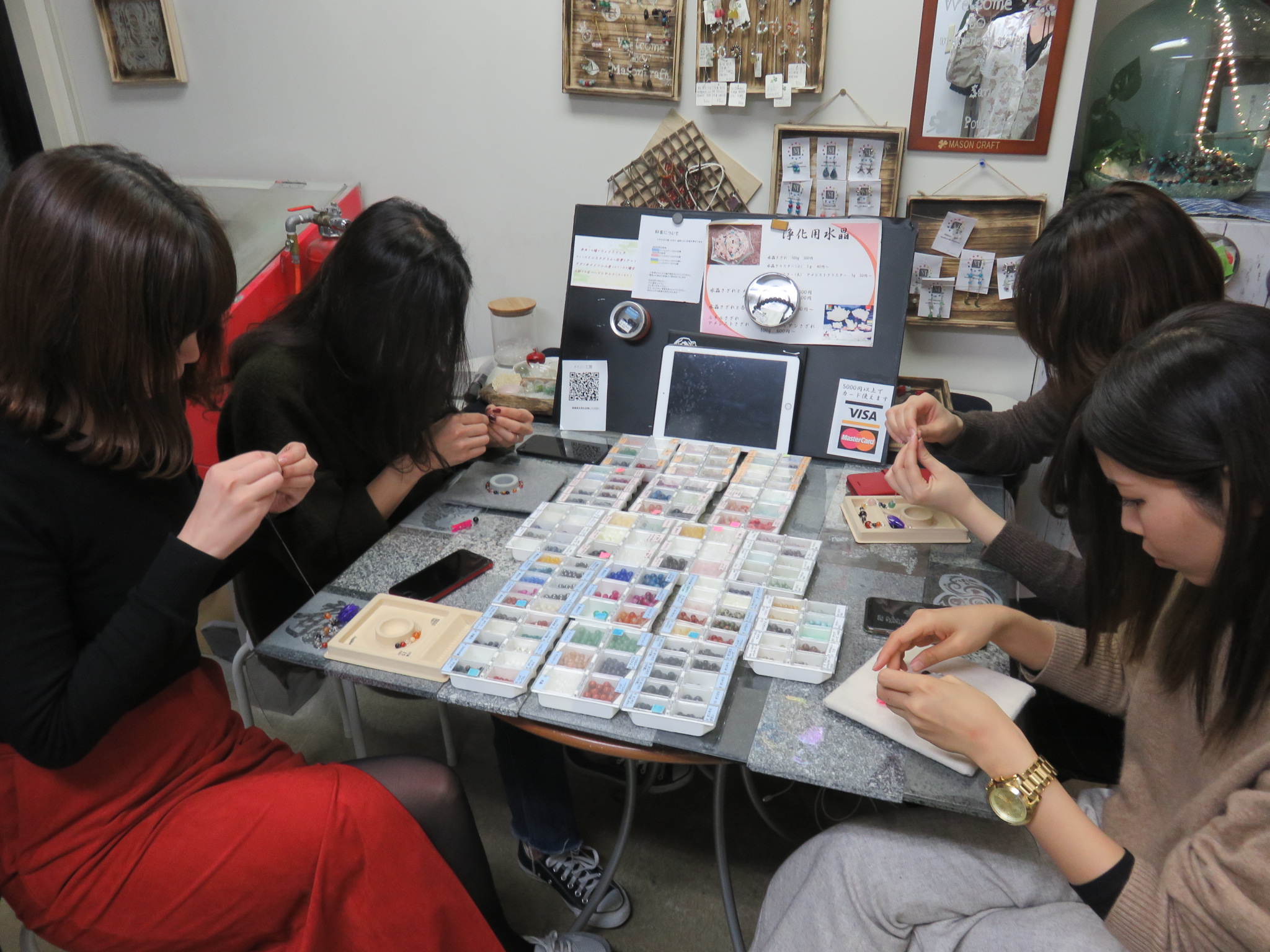 新年最初のお客様！！　　ワイワイ女子会開始＾＾