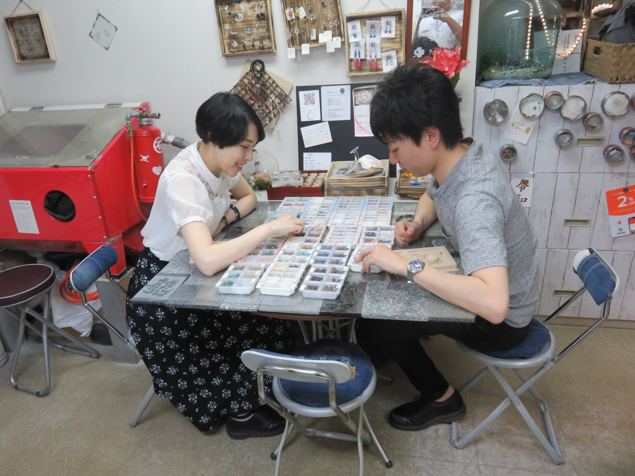 パワーストーン好きなご夫婦ご来店