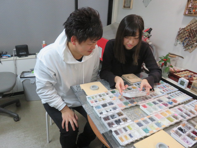 12月21日　午後の部　二組同時開催　一組目のカップルさんご来店