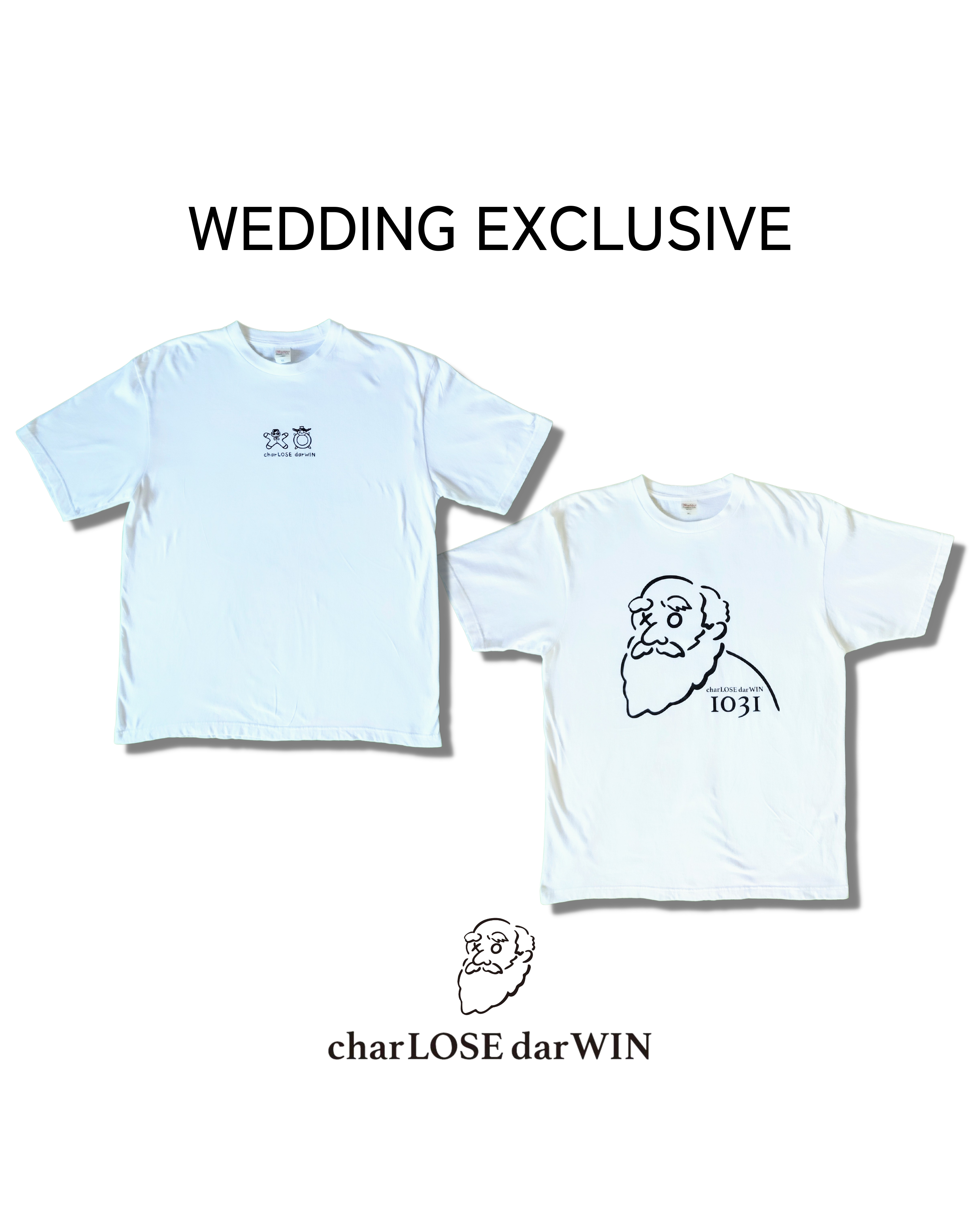 charLOSE darWIN ウェディング限定T-Shirt