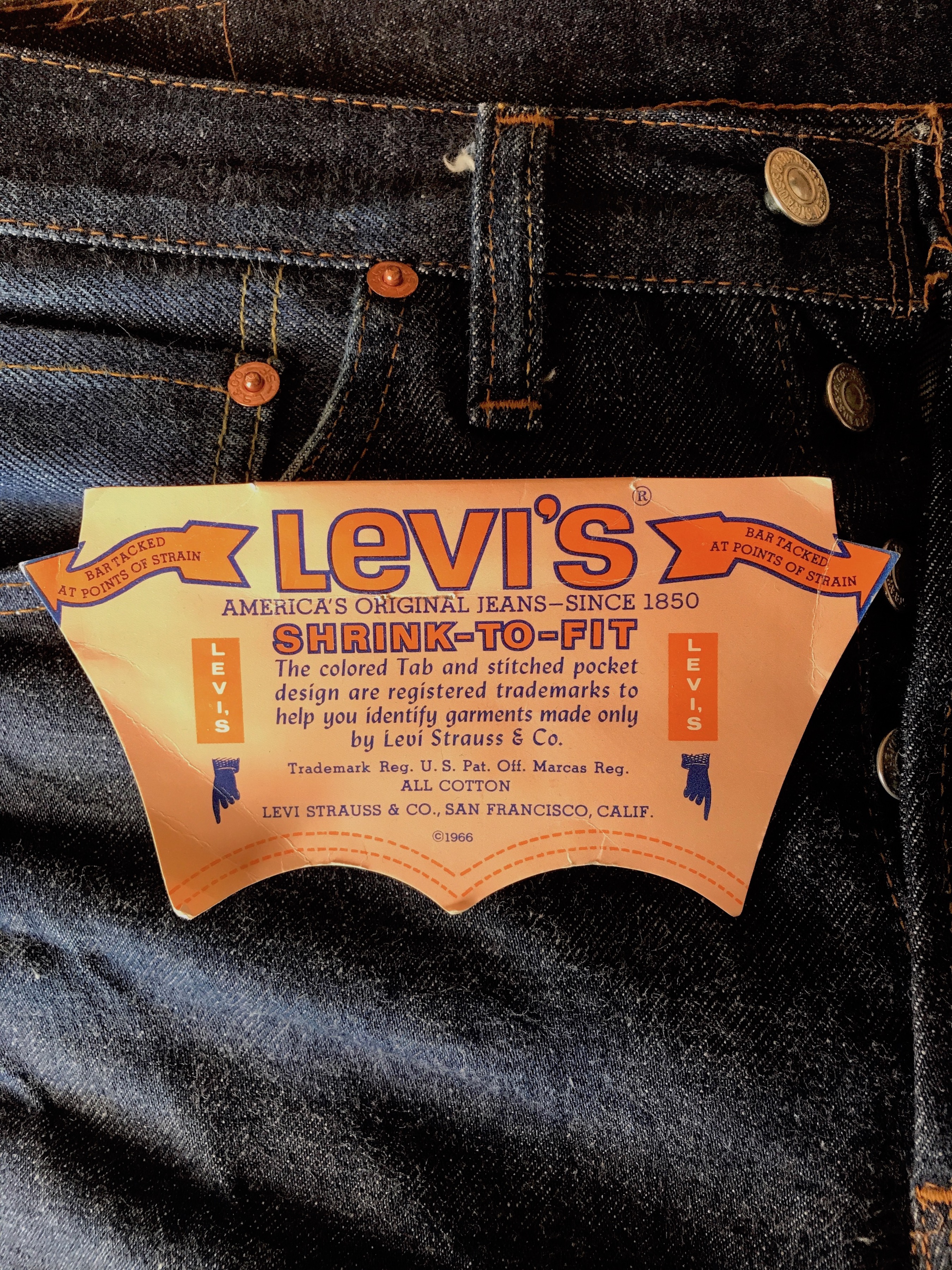 【ディティールチェック】Levi's 501 66前期