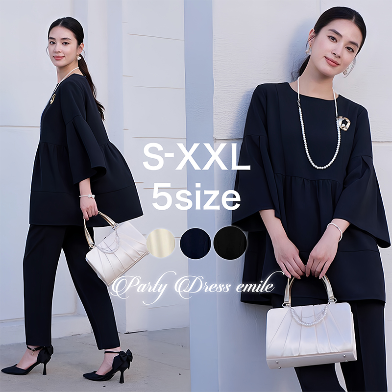 ティアードデザインで品と華を纏う大人スーツ