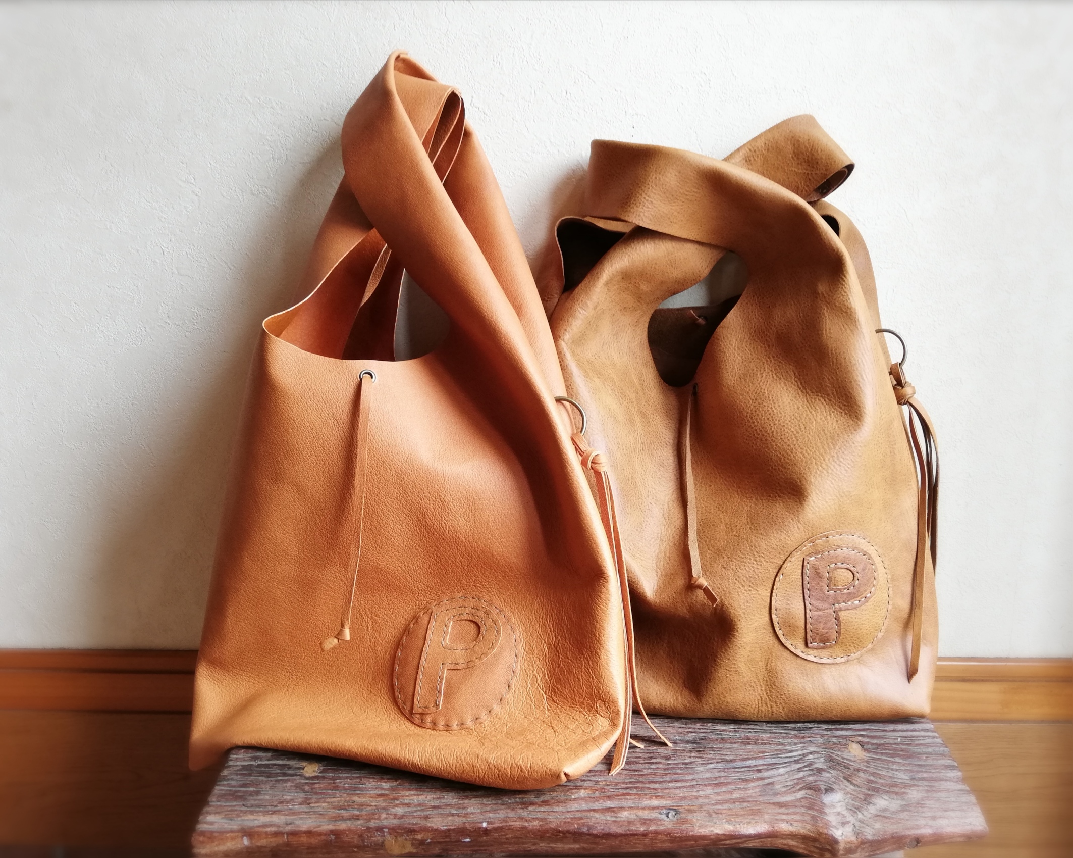 leather my bag Ｌ　オイルシュリンクレザー（牛革）