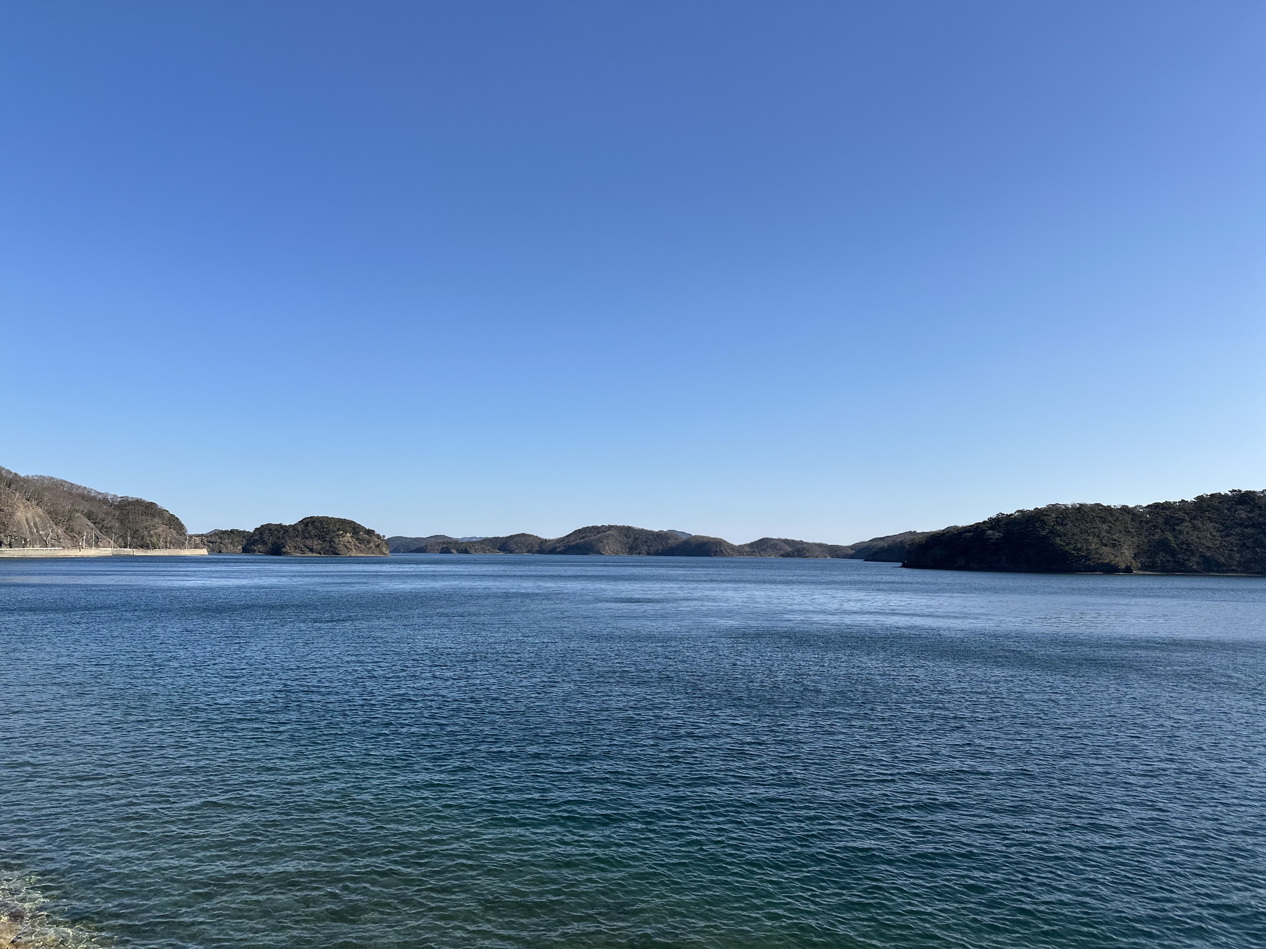 対馬の美しい海へ。
