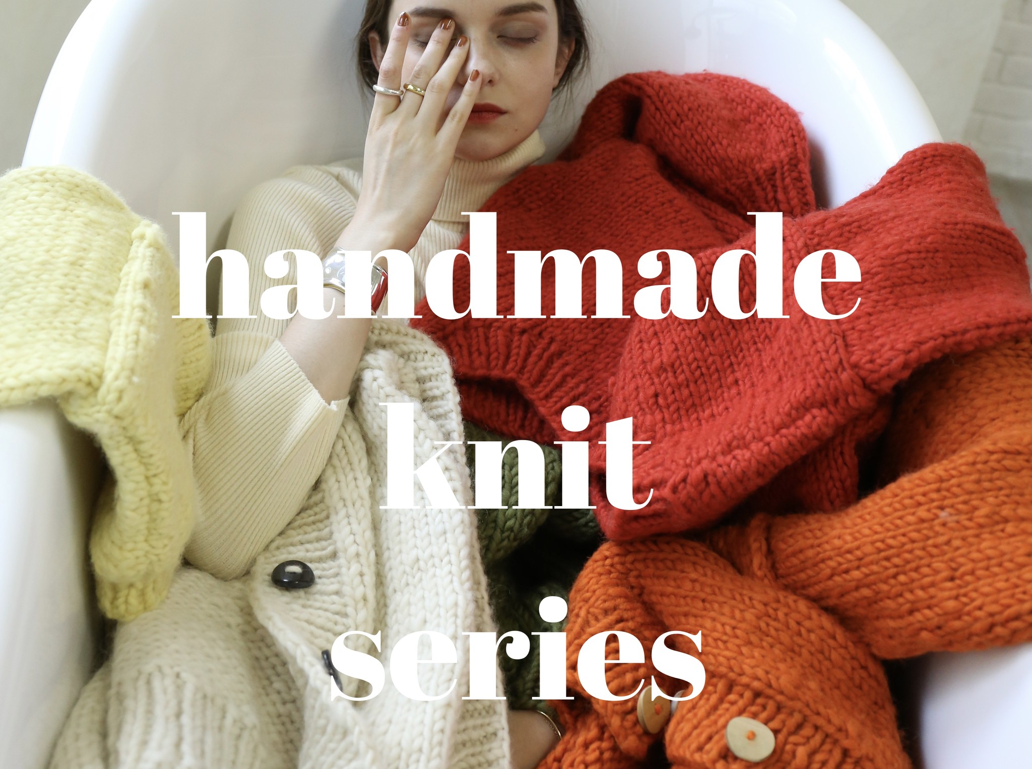 handmade knit series