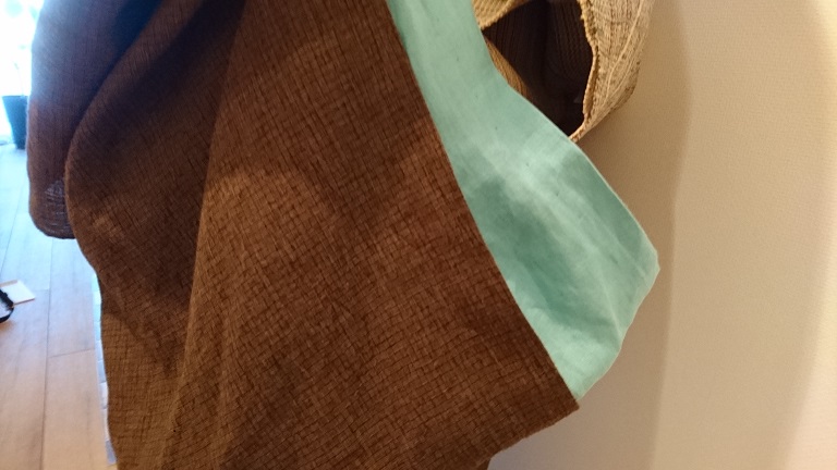 今までなかったから、作りました！夏以外も着られてジャブジャブ洗えて、最高にオシャレな色の本麻上布です