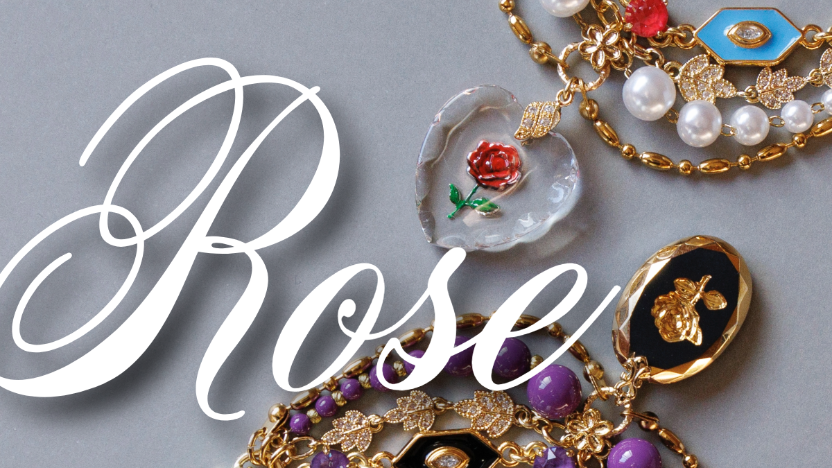 【1/10 受付開始】異国情緒漂う薔薇のチャーム達