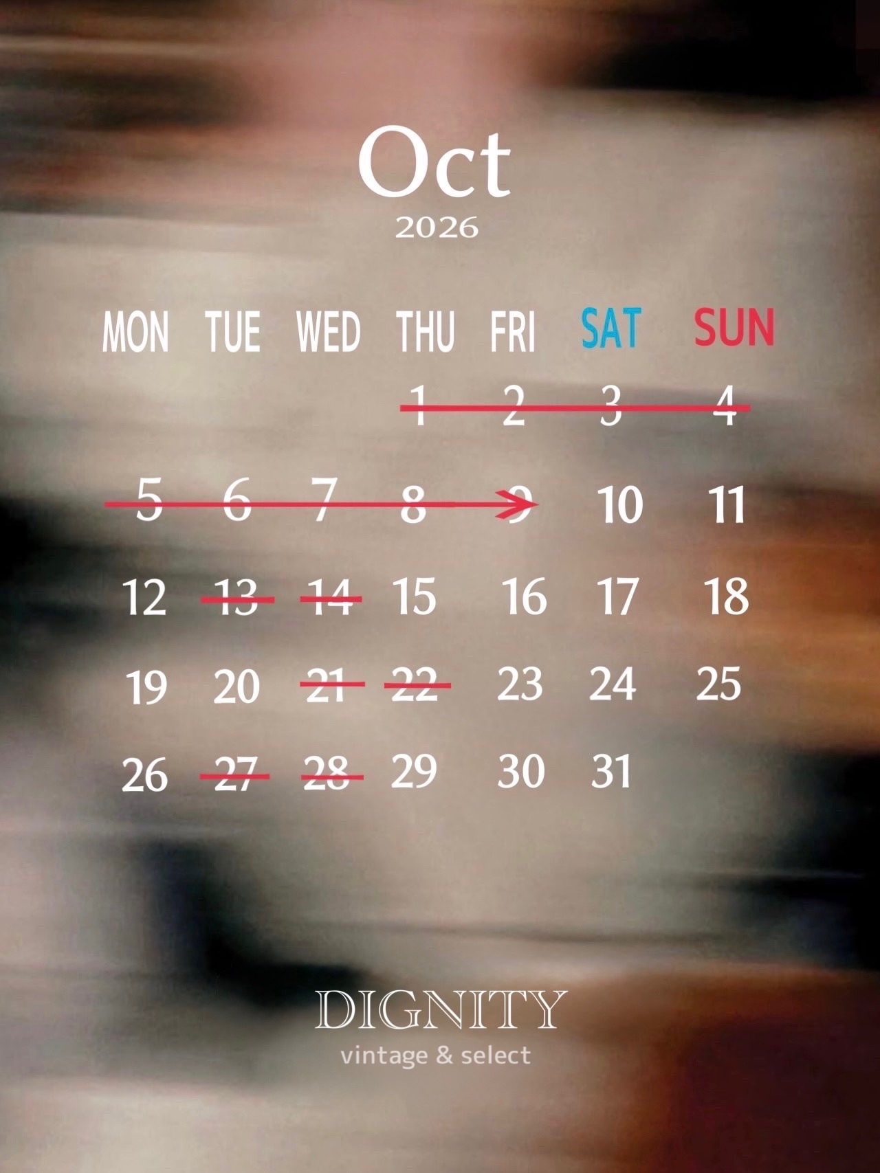 🗓️ 10月のOPEN予定です