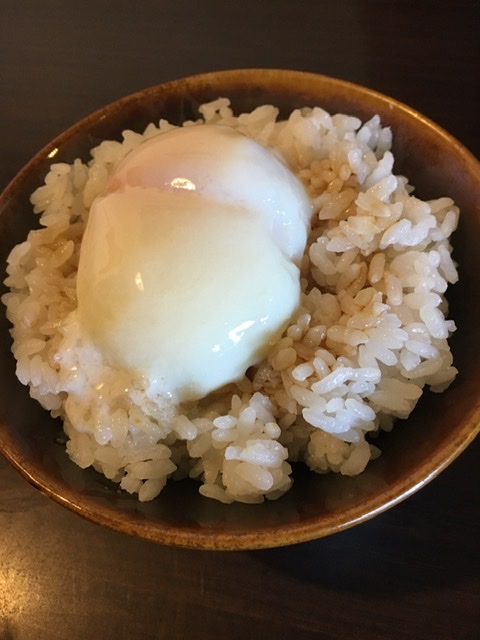 長浜梅花亭卵かけご飯柚子しょうゆ味！美味い！