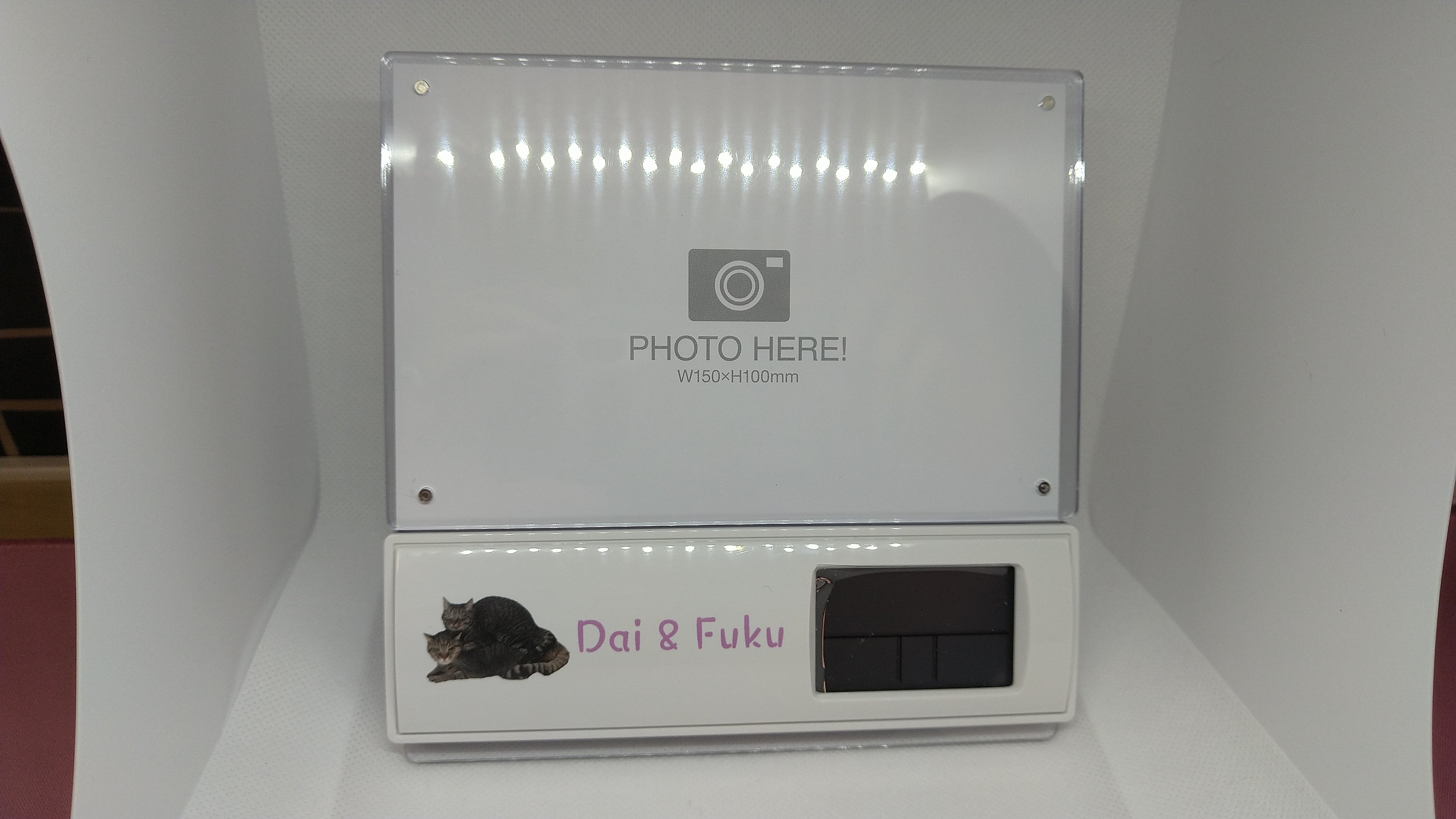 ｵﾘｼﾞﾅﾙ写真たて電波時計